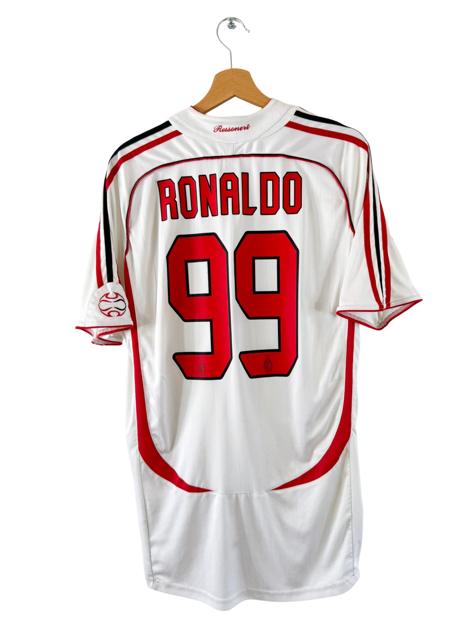 2007/2008 - Maillot AC Milan extérieur [#99 Ronaldo] - L