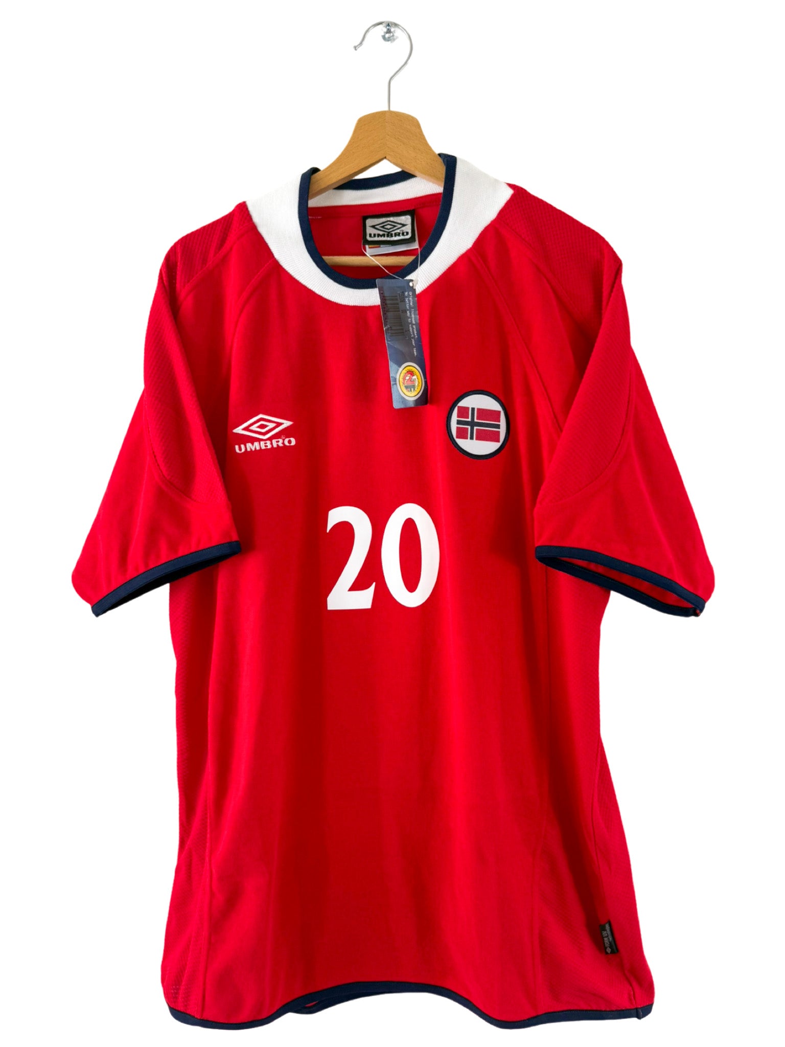 2000 – Maillot Norvège domicile [#20 Solskjær] - L