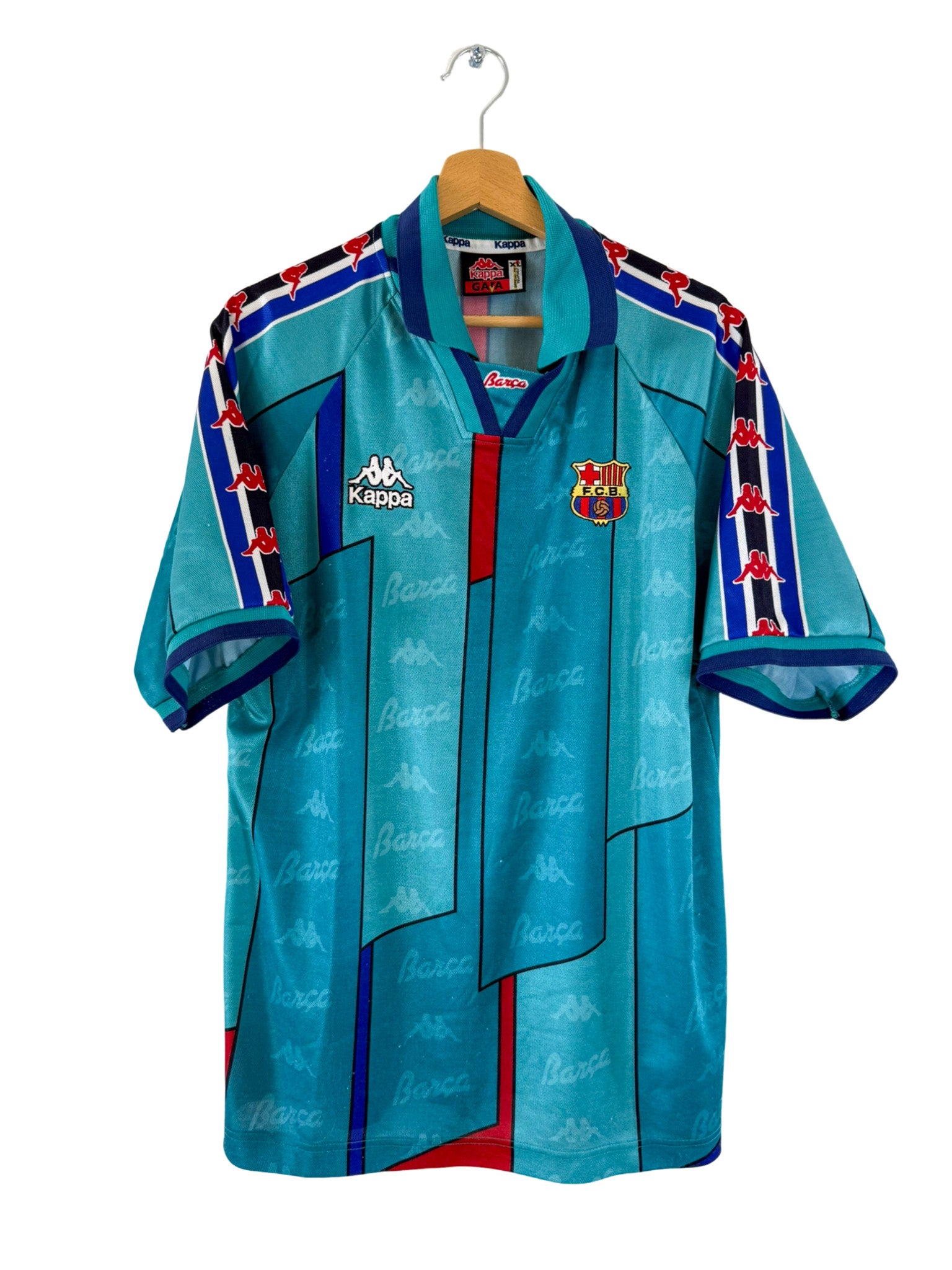 1995/1997 - FC Barcelona Away Shirt Kappa - XL