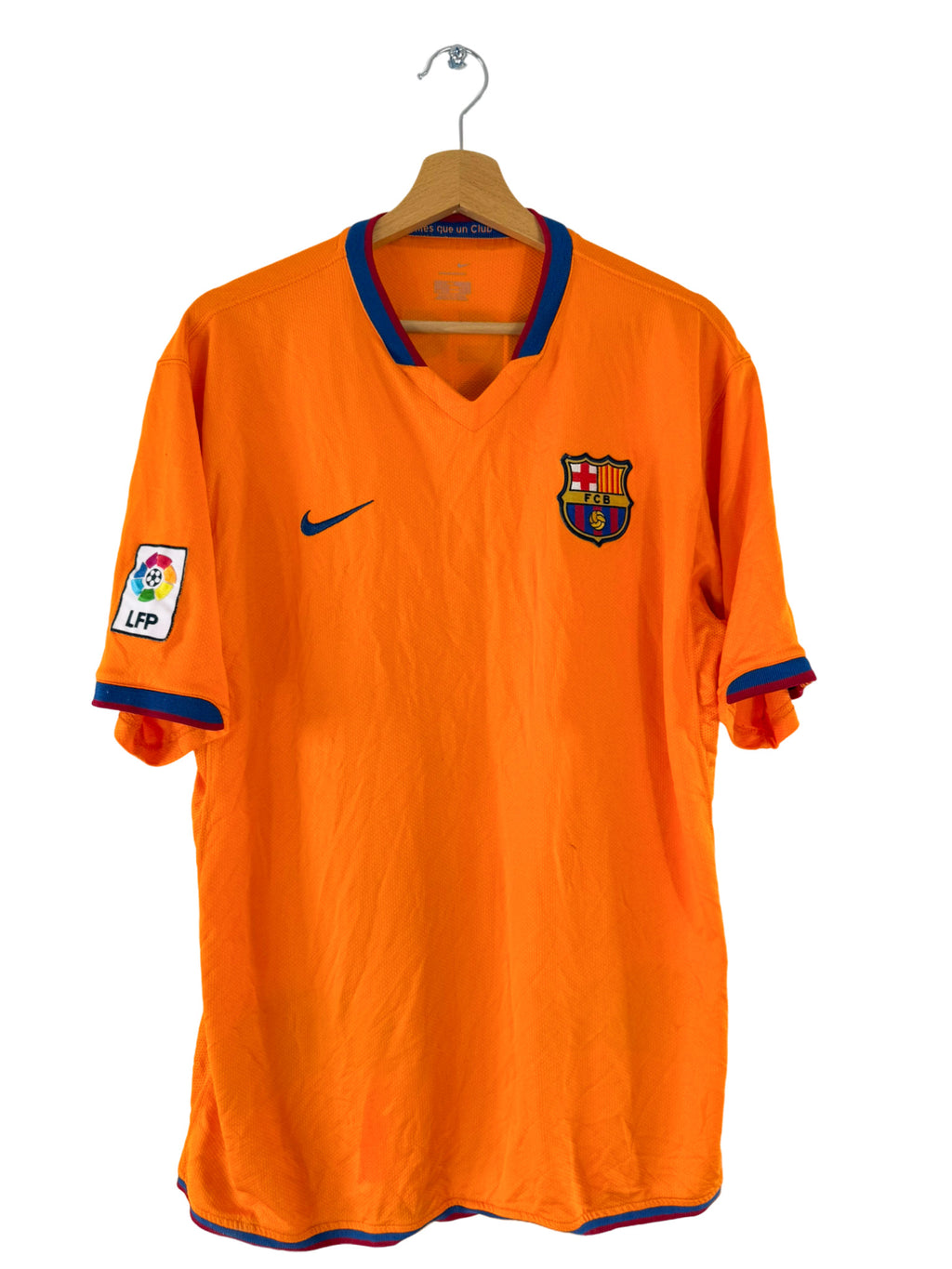 2006/2008 - FC Barcelona Away Shirt [#19 Messi] - XL