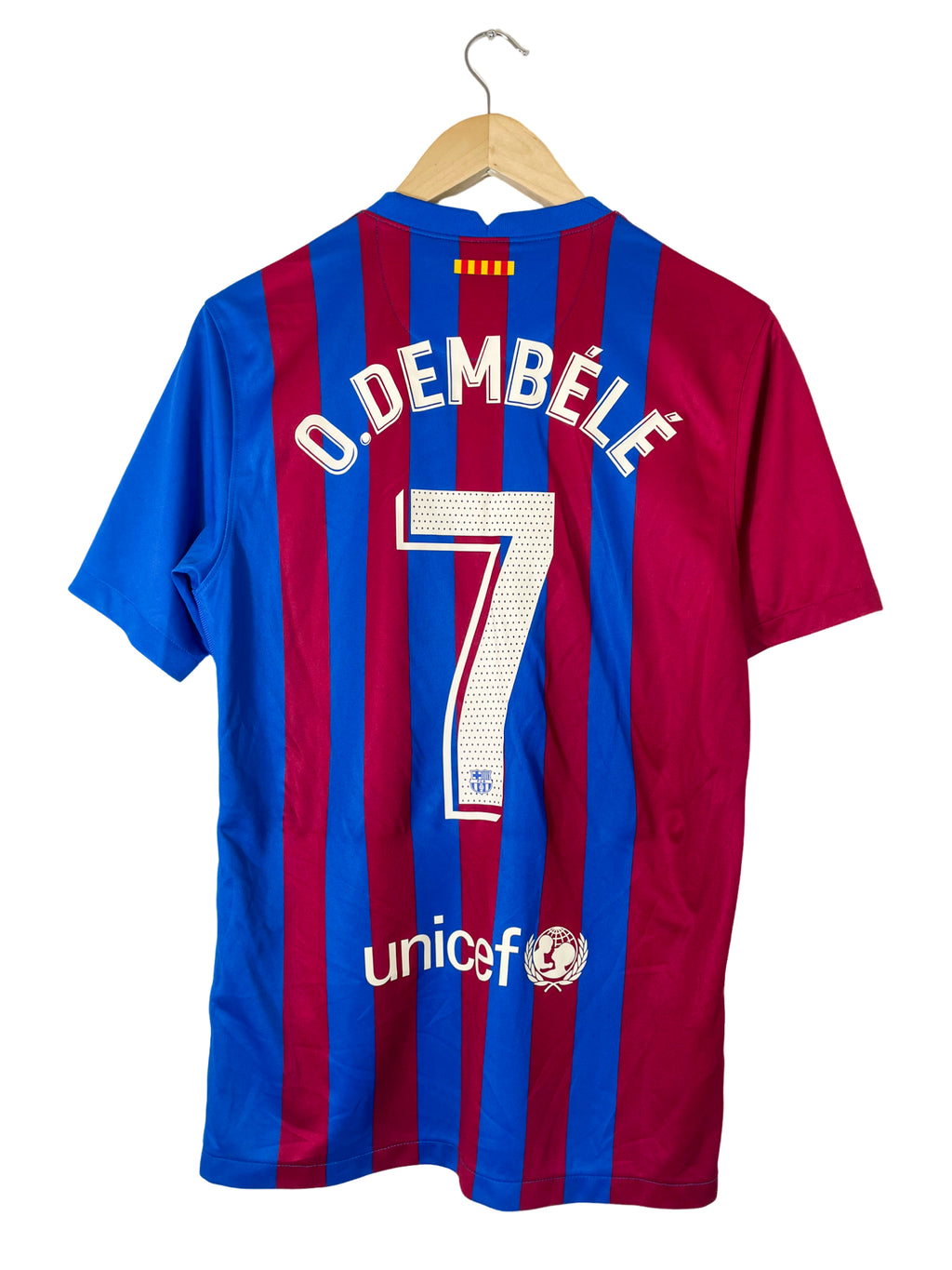 2021/2022 – Barcelona Home Shirt [#7 O. DEMBÉLÉ] - M
