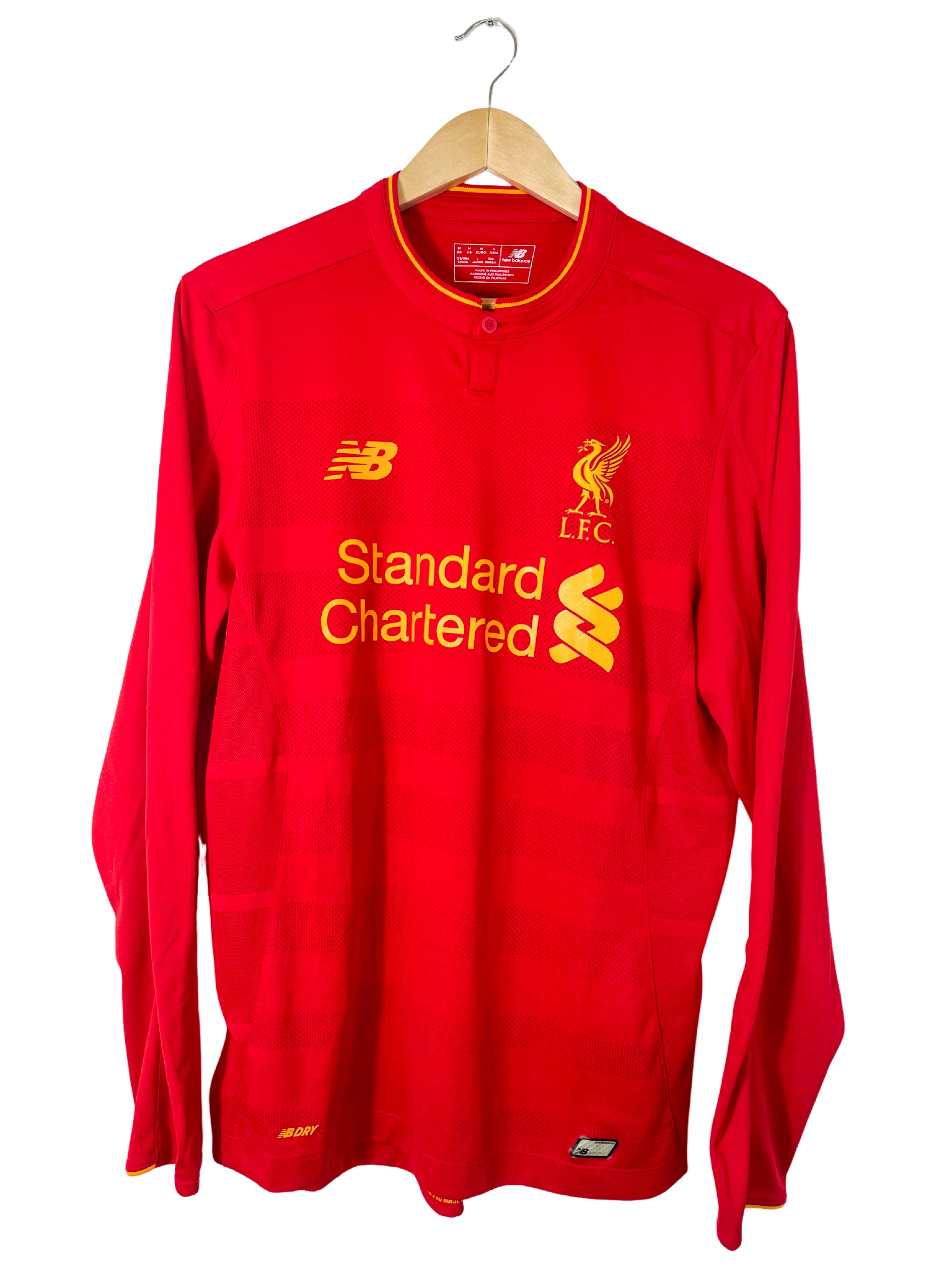 2013/2014 – Liverpool Home Long-Sleeved Jersey [#66 Arnold] – M