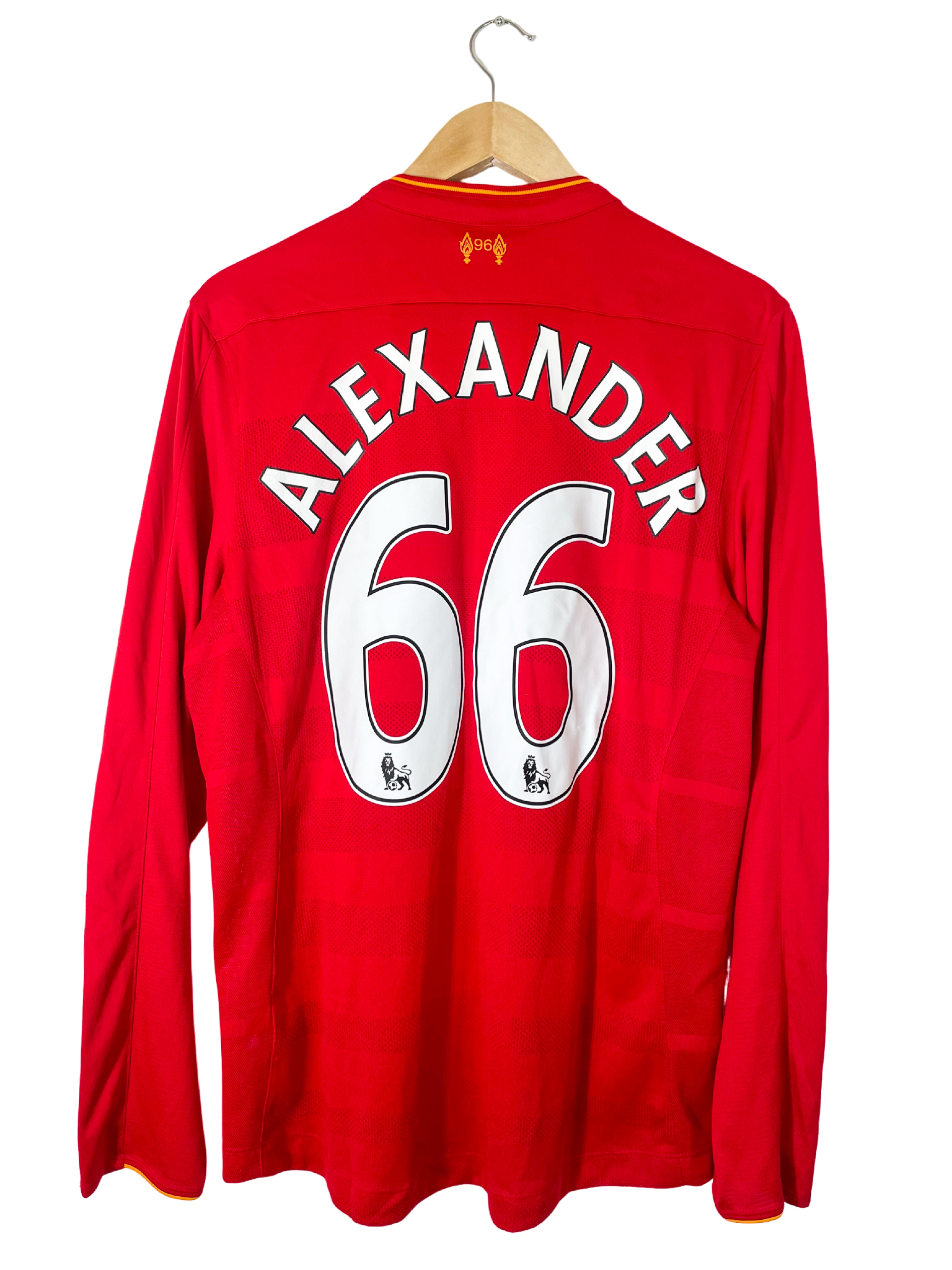 2013/2014 – Liverpool Home Long-Sleeved Jersey [#66 Arnold] – M