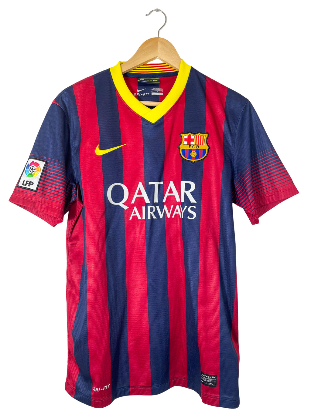 2013/2014 Barcelona Home Jersey [#11 Neymar] - M