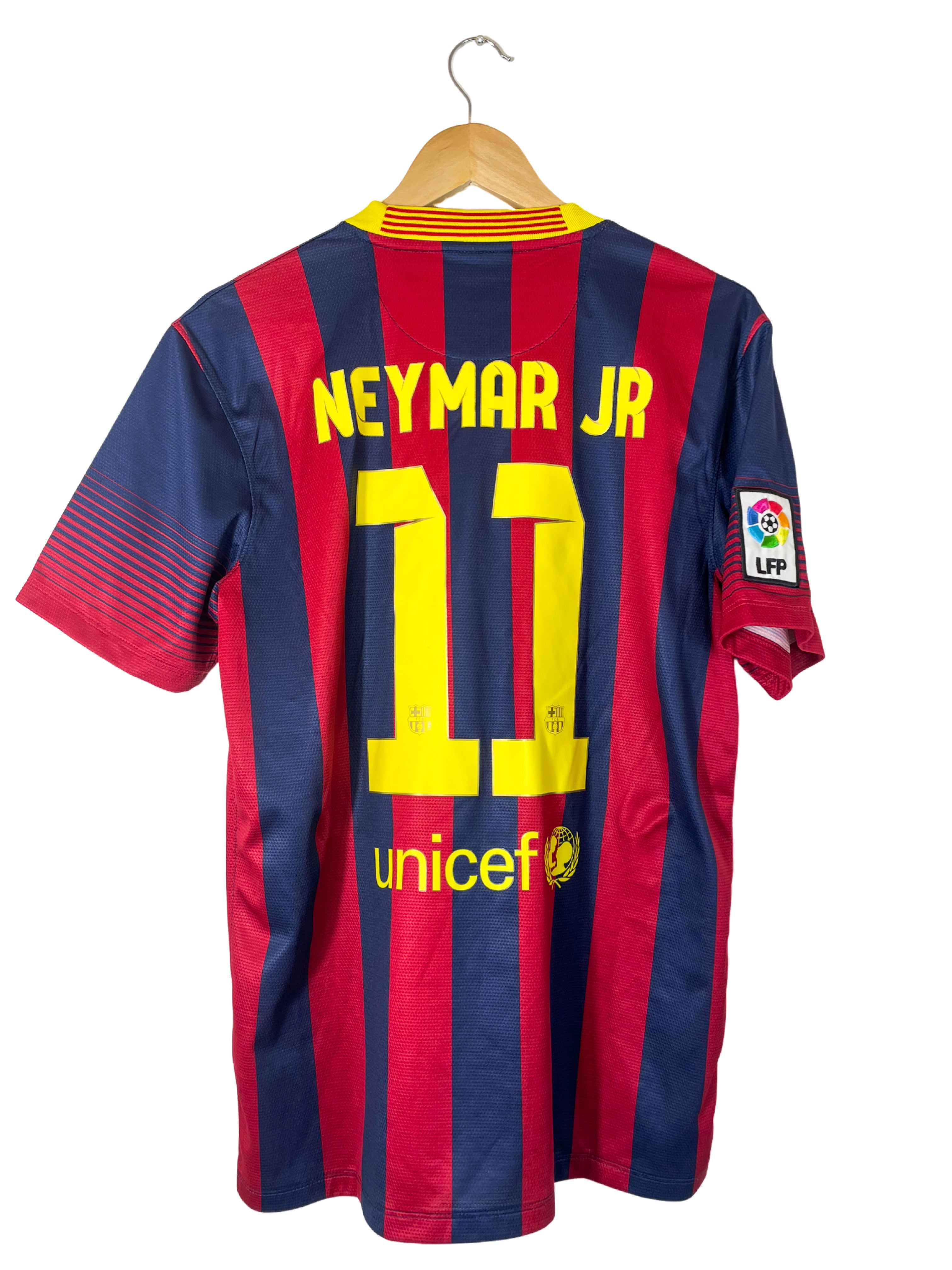 2013/2014 Barcelona Home Jersey [#11 Neymar] - M
