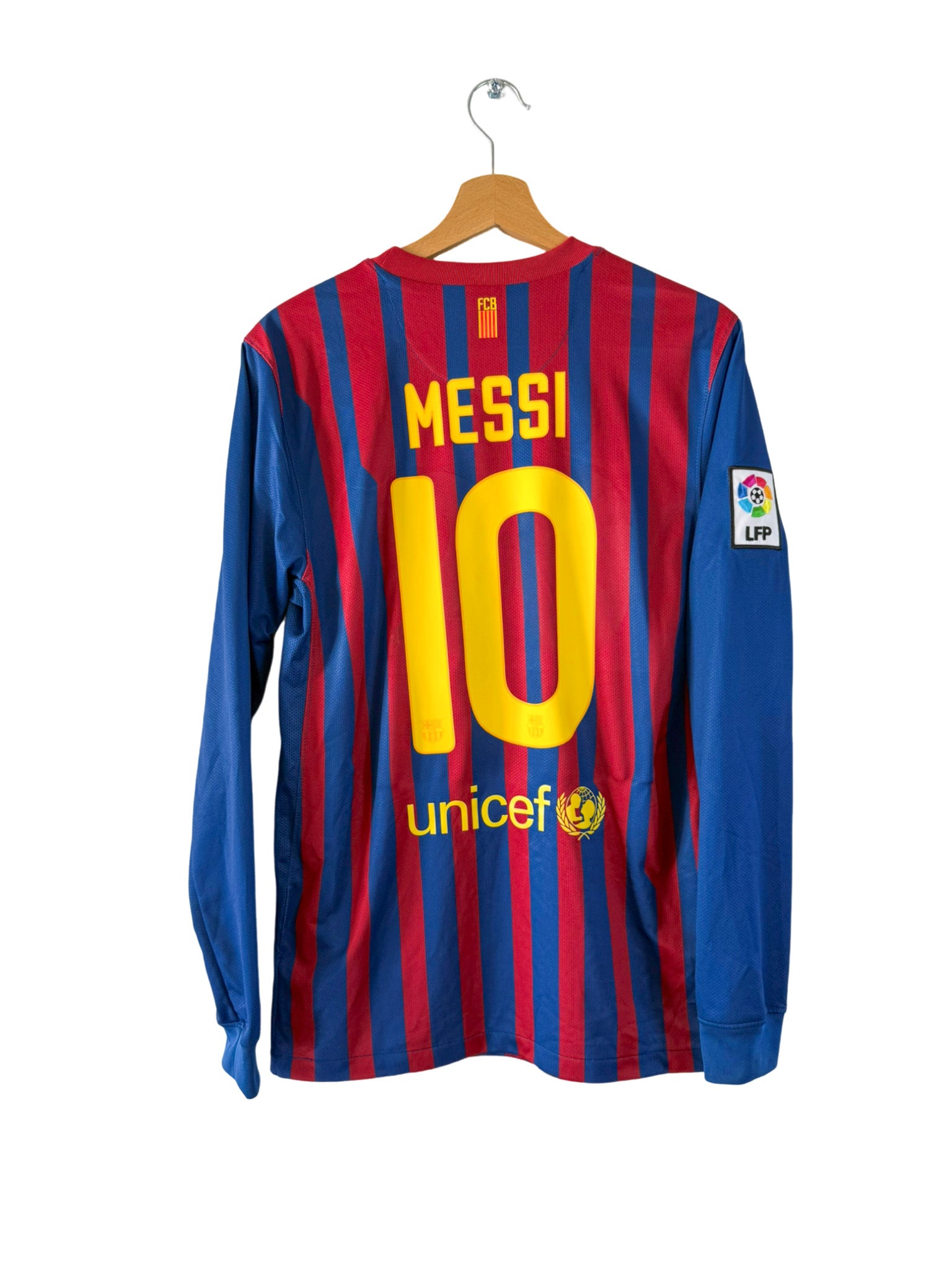 2011/2012 - FC Barcelona Home Shirt [#10 Messi] *Long Sleeve* Nike - S
