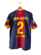 2012/2013 - Camiseta local del Barcelona [#2 Dani Alves] - M