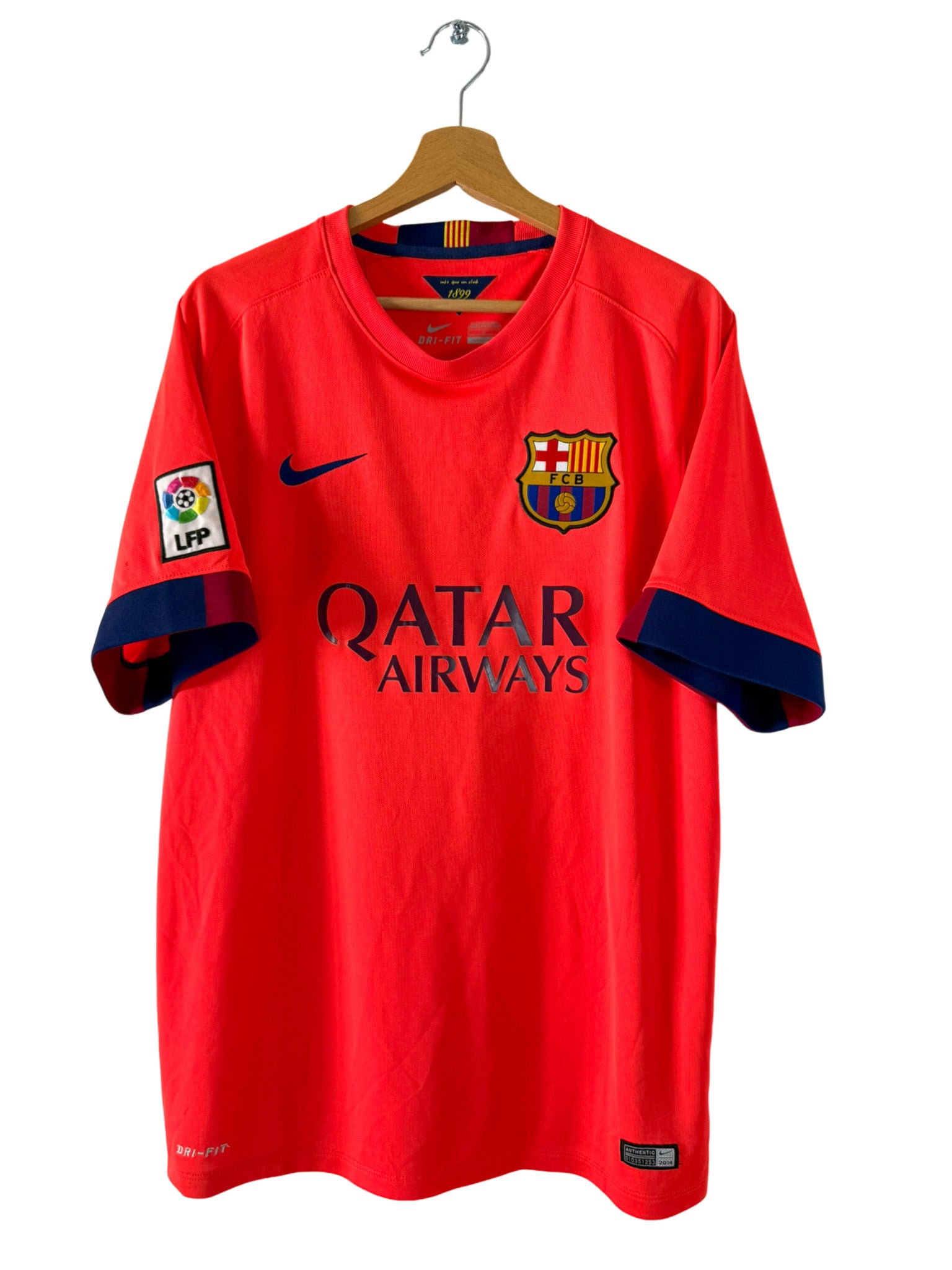 2014/2015 - Barcelona Away Shirt [#10 Messi] - L – Vista football shop