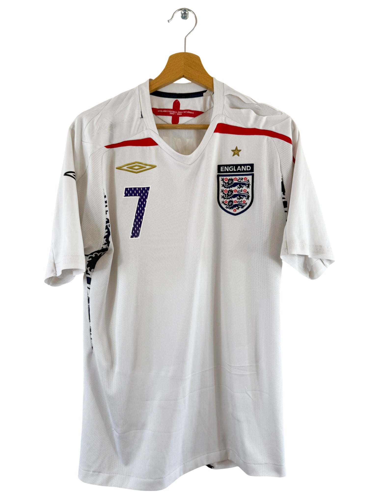 2008 - Maillot Angleterre domicile [#7 Beckham] - M