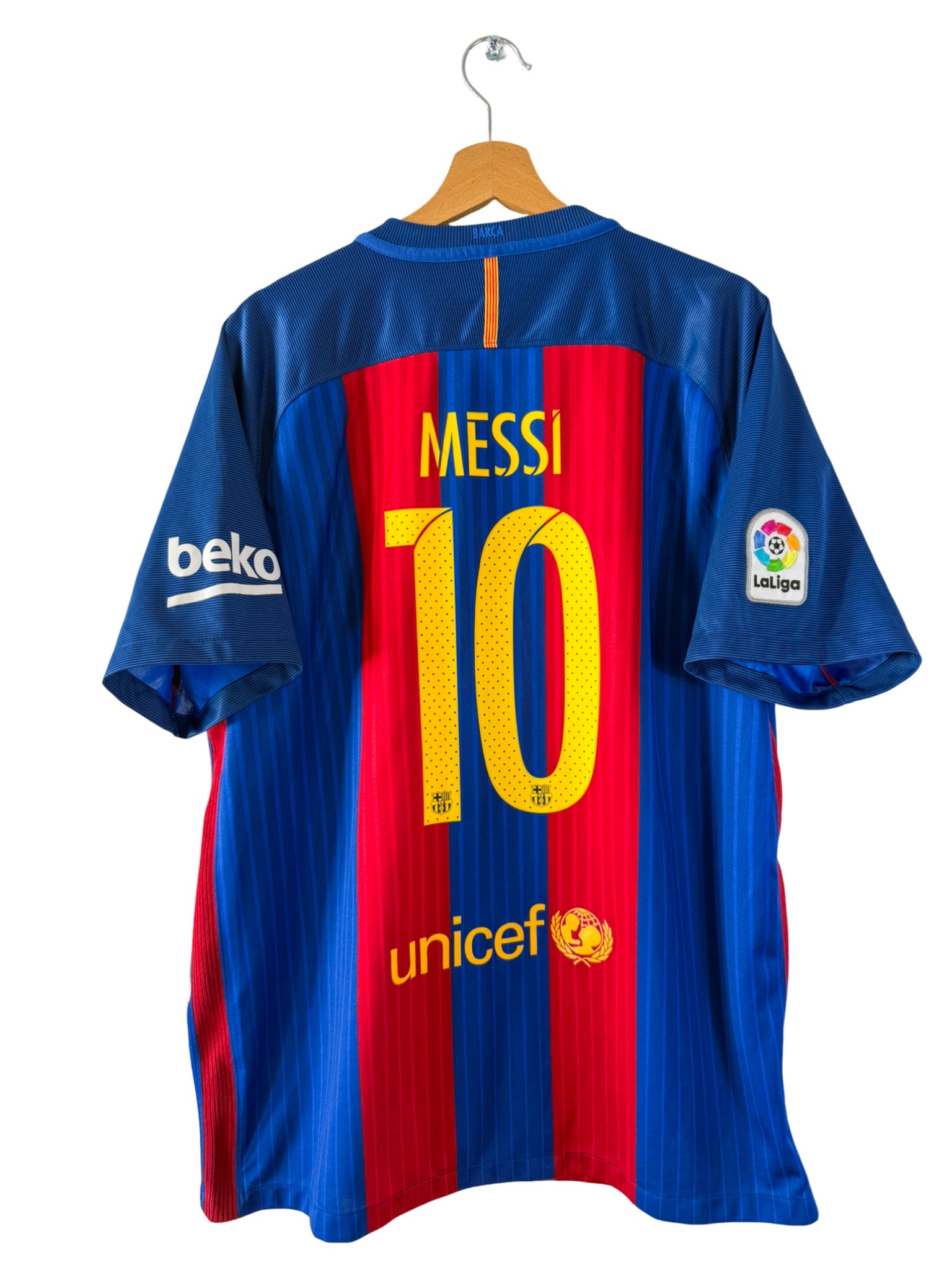 2016/2017 - Barcelona Home Shirt [#10 Messi] Nike - XL