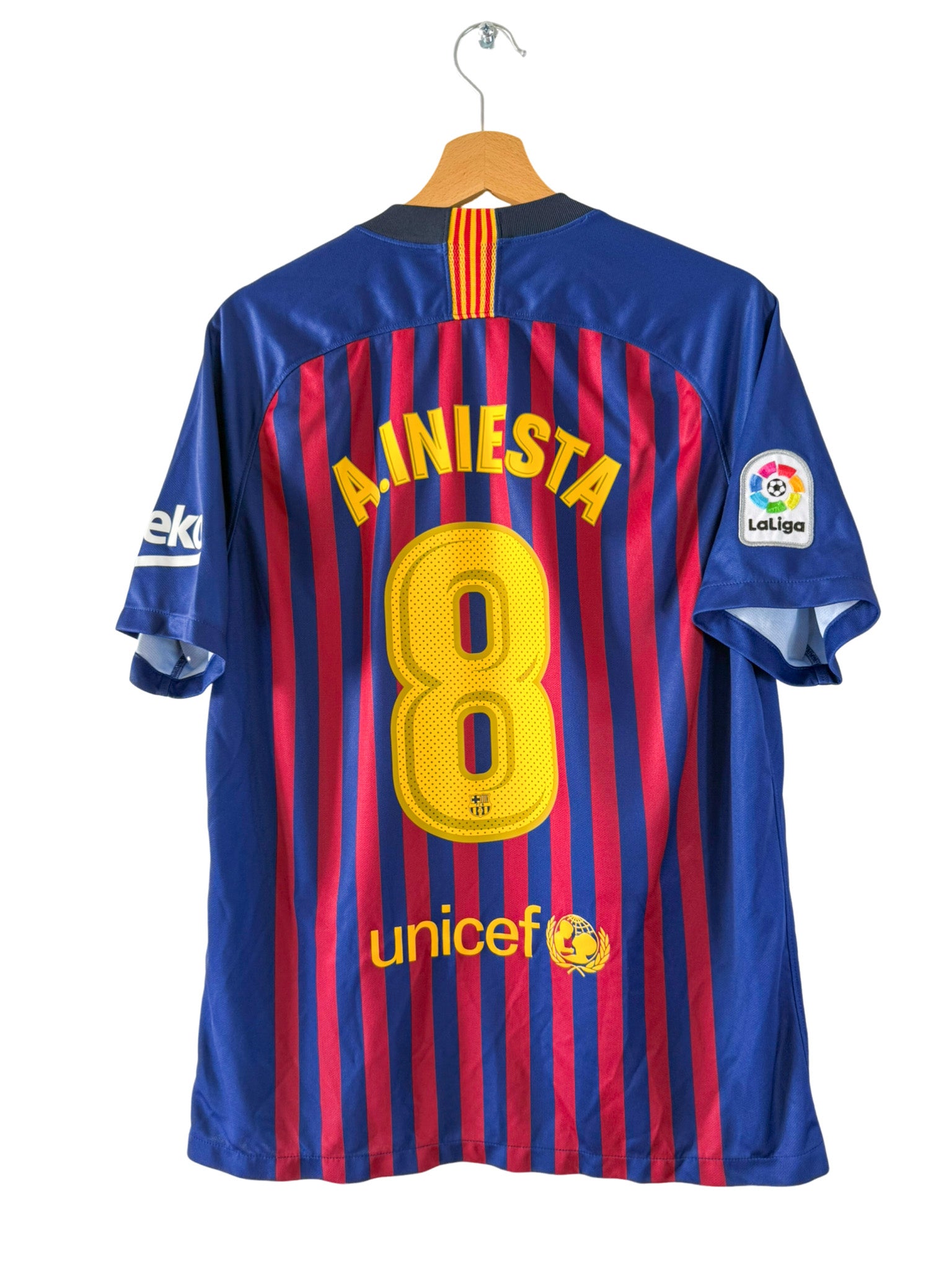 2018/2019 - Maillot Barcelone domicile [#8 A. Iniesta] - L