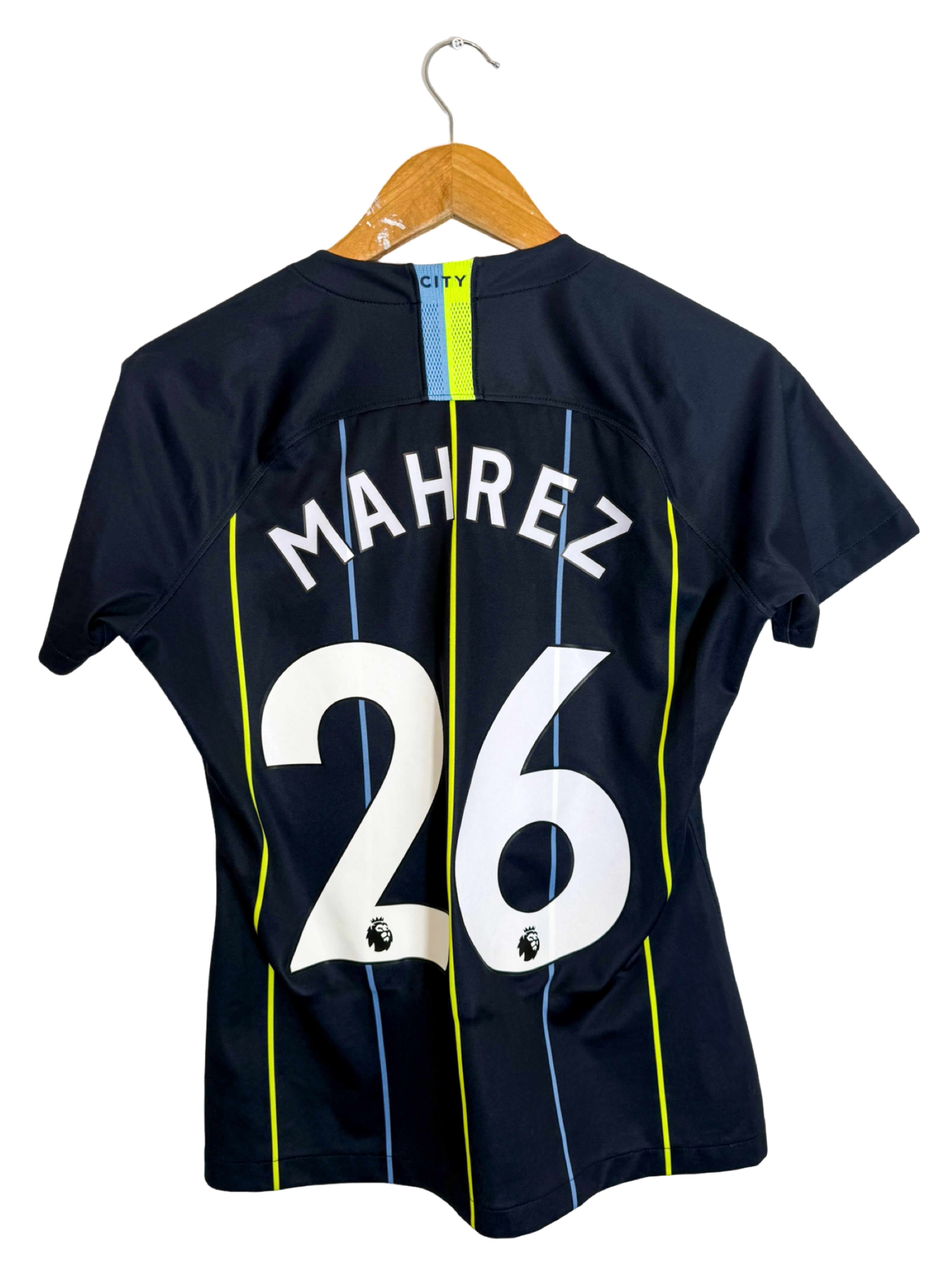 2018/2019 – Maillot Manchester City extérieur [#26 Mahrez] Nike (Femme) - M