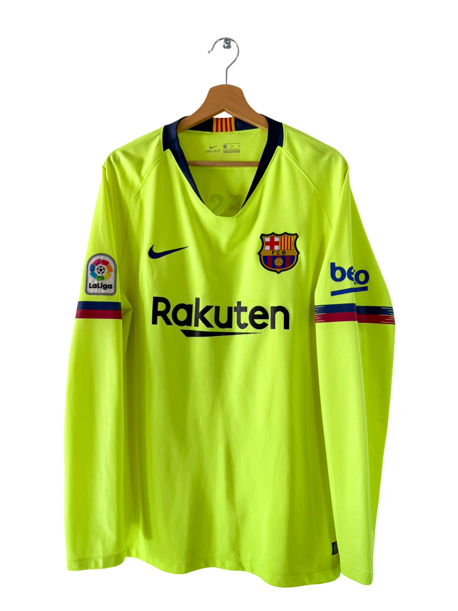 2018/2019 - FC Barcelona Away Shirt [#10 Messi] *Long Sleeves
