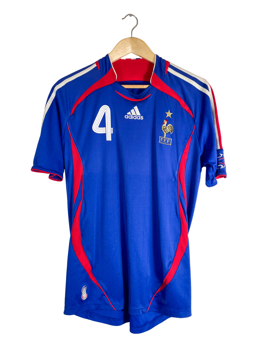 2006 – Maillot Équipe de France domicile [#4 Vieira] – S