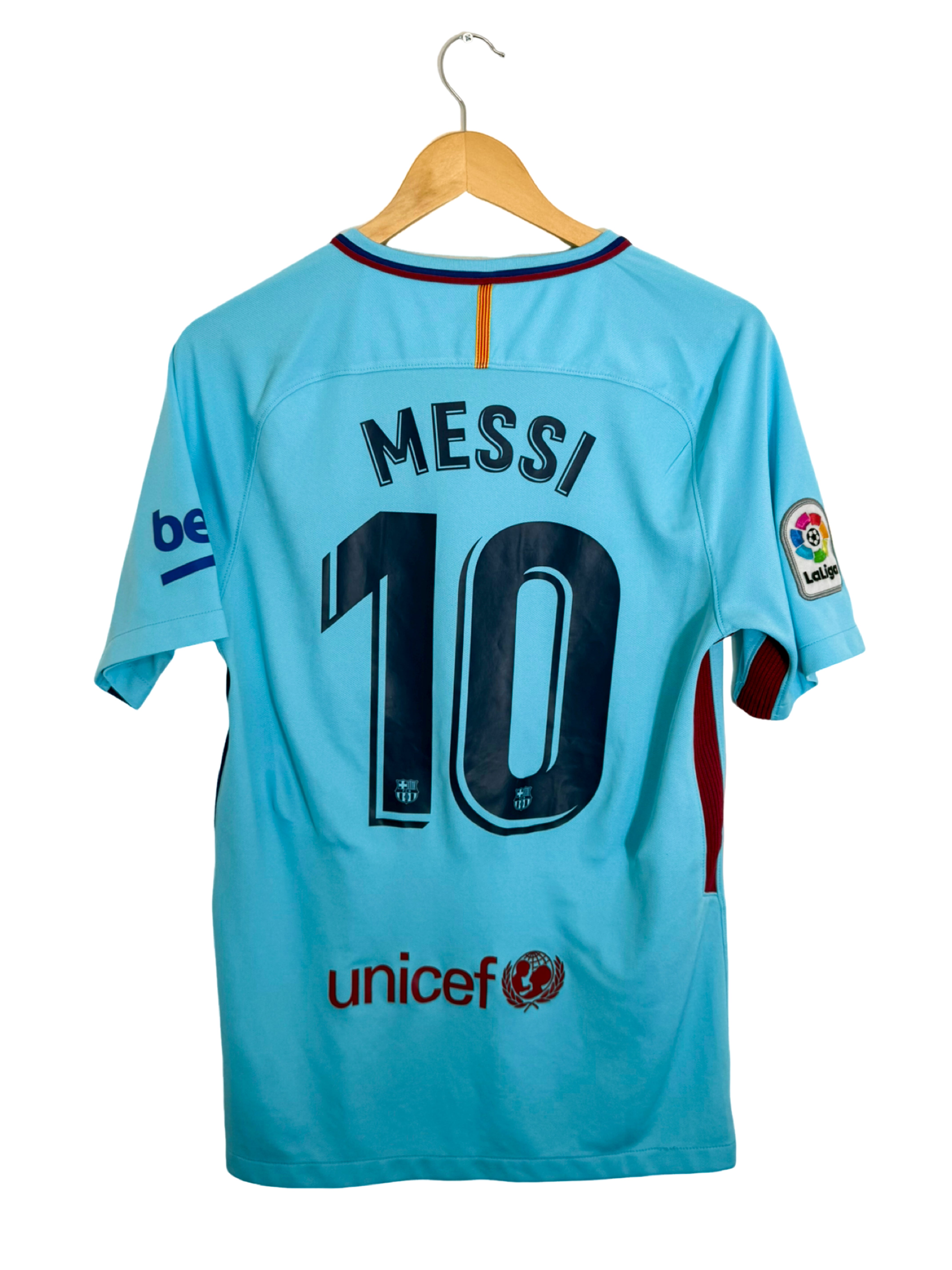 2017/2018 – FC Barcelona Away Kit [#10 Messi] – S – Vista football