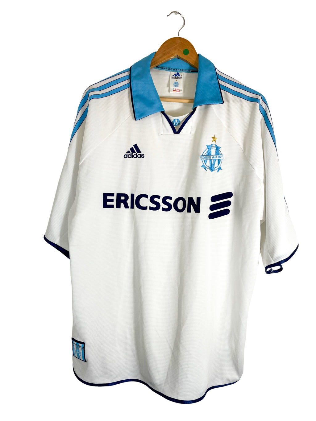 1999/2000 – Ensemble Olympique de Marseille domicile (maillot + short) – XL