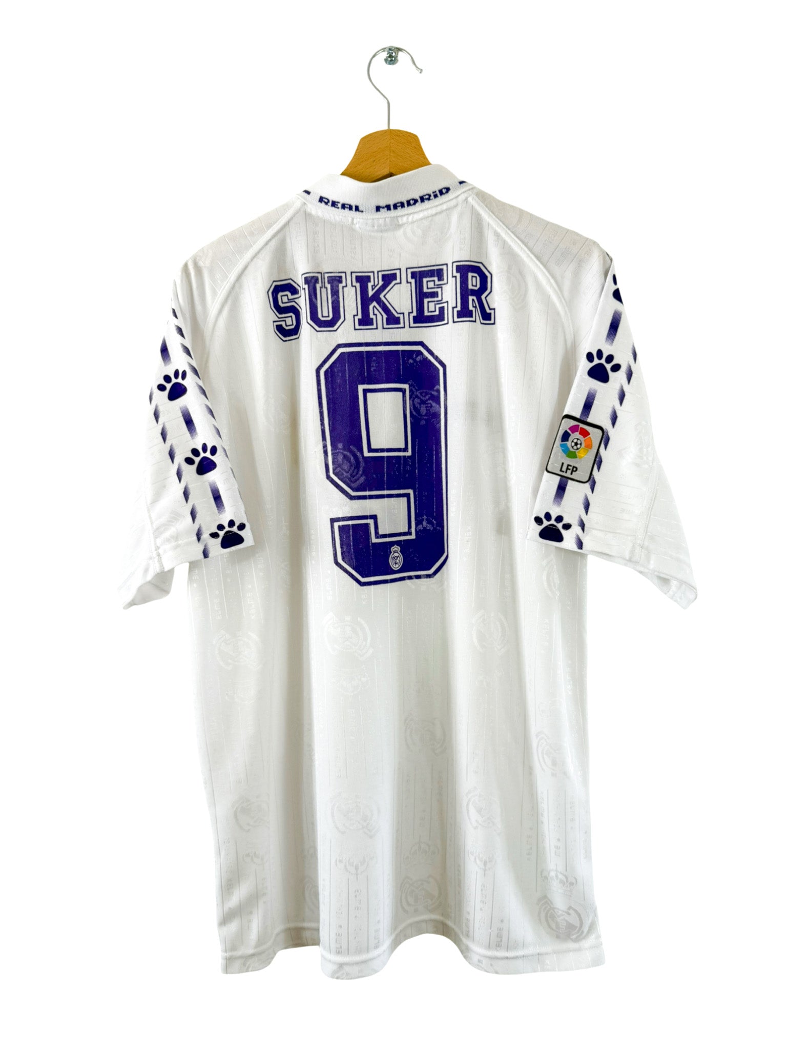 1996/1997 - Maillot Real Madrid domicile [#9 Suker] - XL