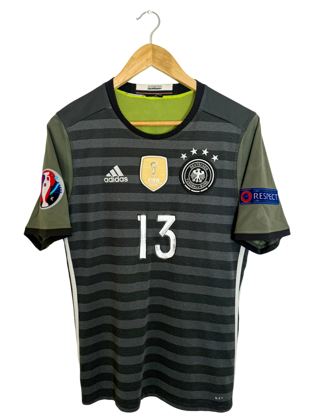 2016 – Germany away jersey [#13 Müller] - 15/16 years