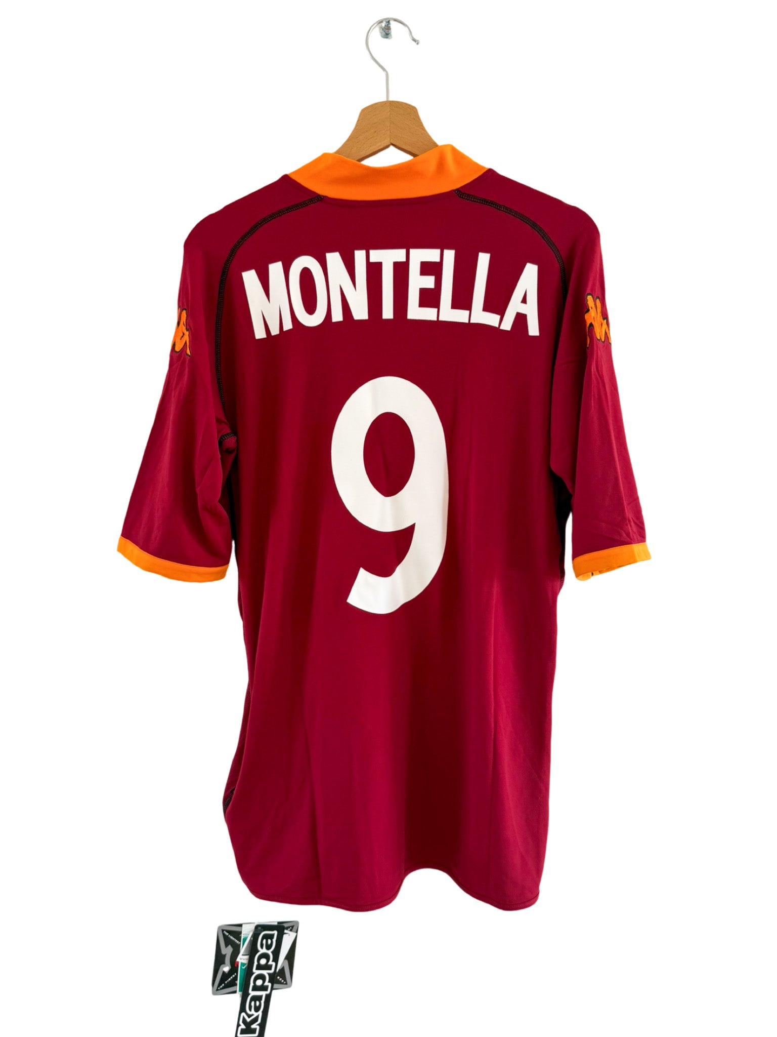 2002/2003 - Maillot AS Roma domicile [#9 Montella] *Neuf* - 2XL