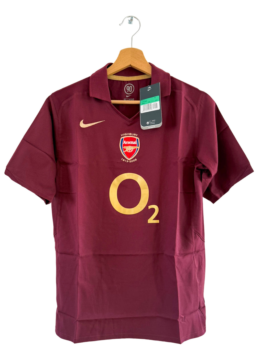 2005/2006 - Camiseta local del Arsenal *Nueva* - XS