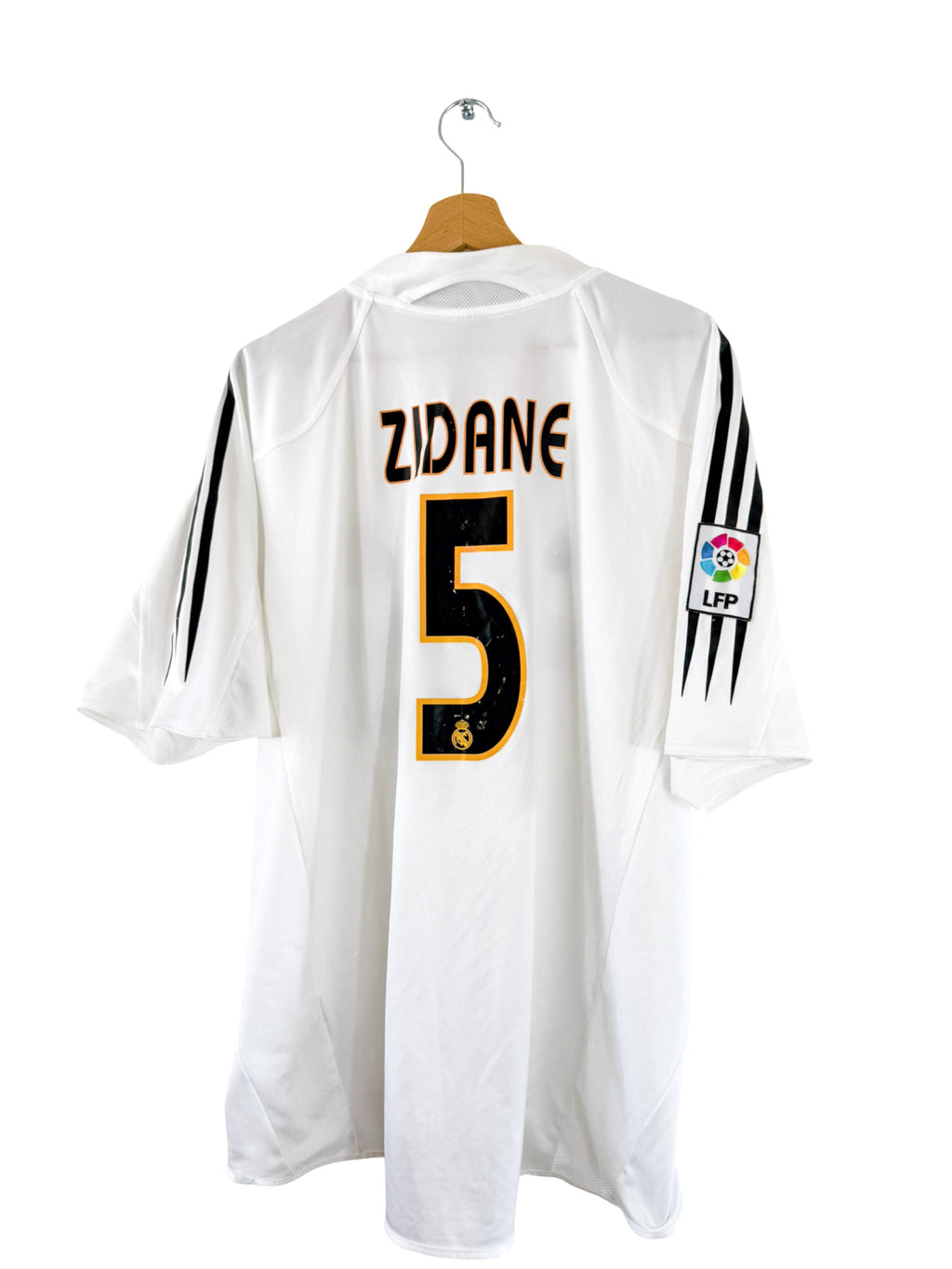 2004/2005 - Real Madrid Home Shirt [#5 Zidane] *Signed* - XL