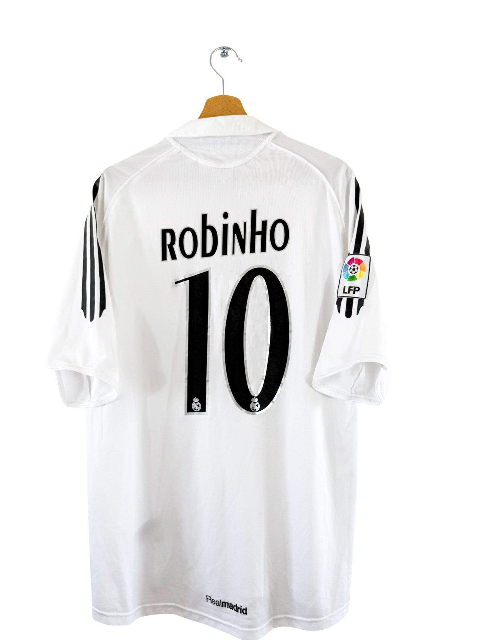 2005/2006 - Real Madrid Home Shirt [#10 Robinho] Adidas - L