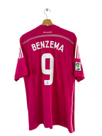 2014/2015 - Real Madrid Away Shirt [#9 Benzema] - L
