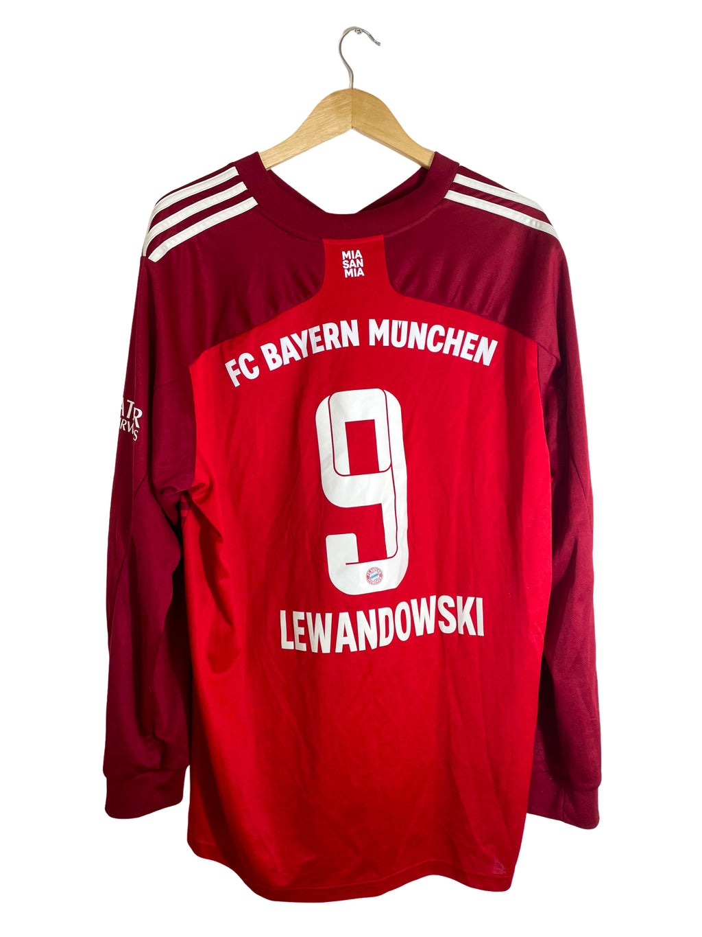 2021/2022 – Maillot Bayern Munich domicile [#9 LEWANDOWSKI] Manches longues - XL