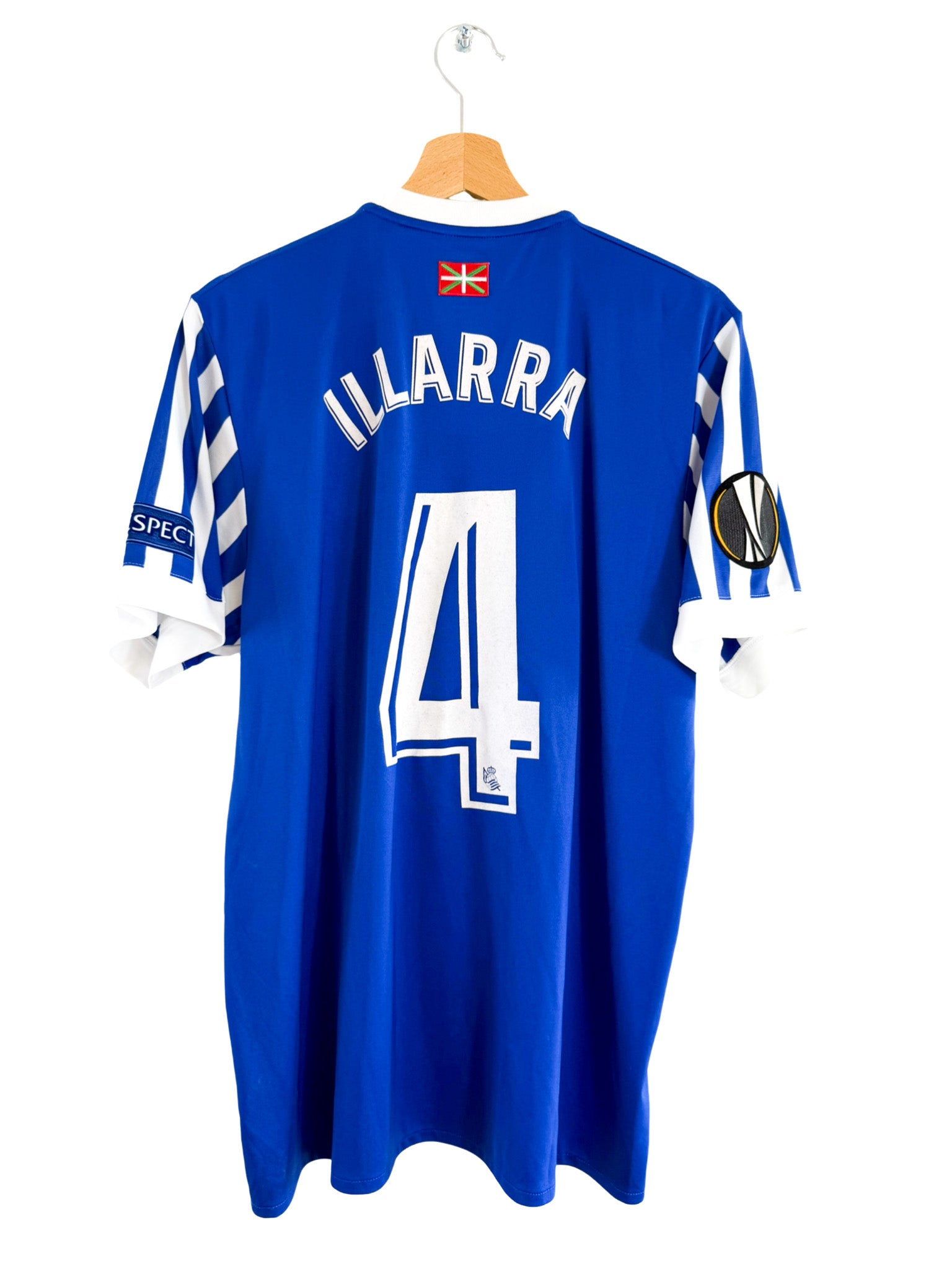 2017/2018 Real Sociedad home jersey [#4 Illarra] Adidas - L