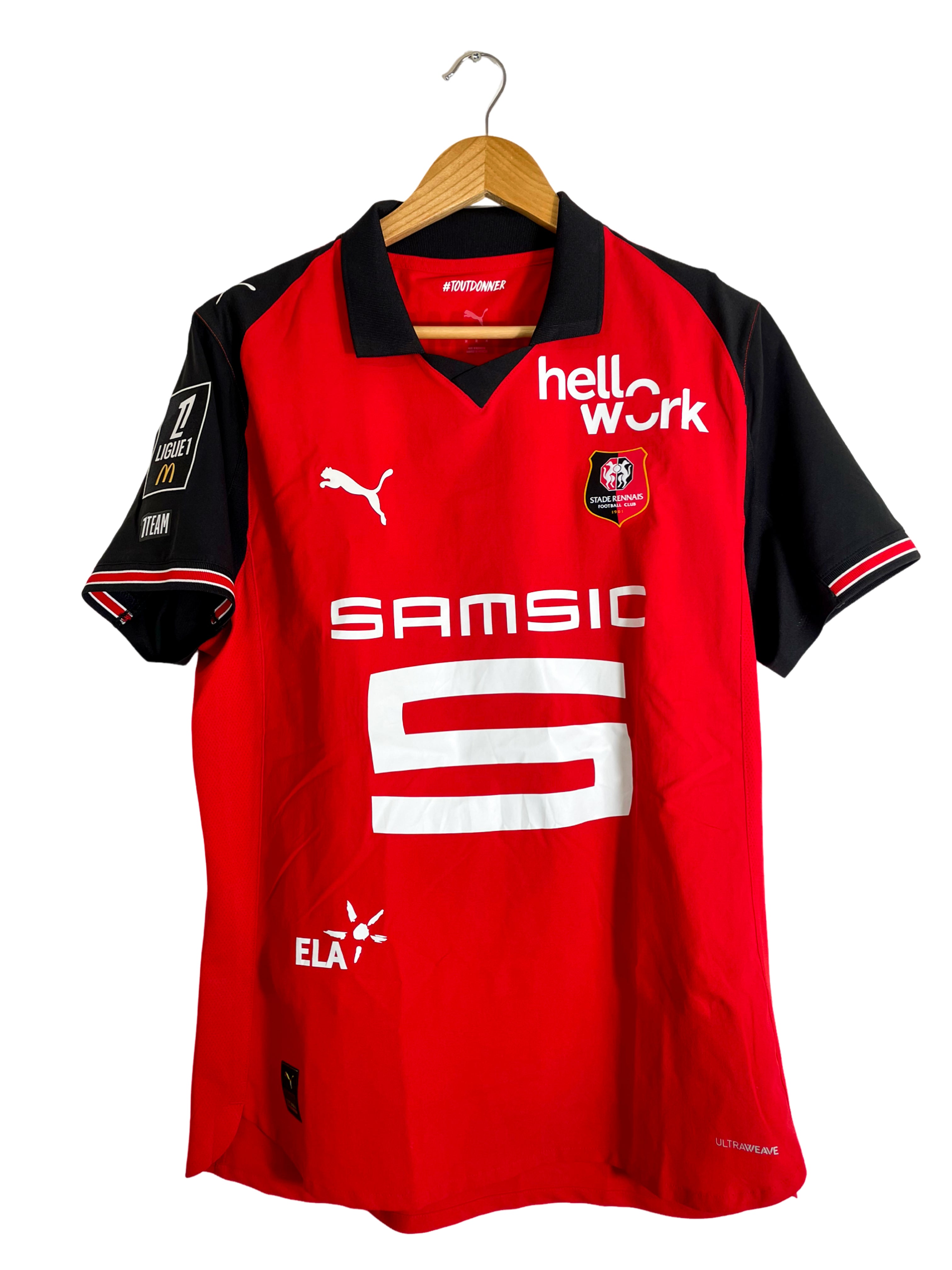 2025/2026 – Maillot Stade Rennais *porté* [24 ROUAULT] - M
