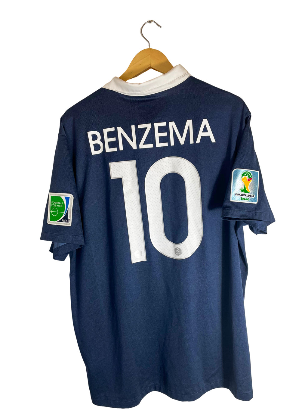 2014 – Maillot France domicile [#10 Benzema] – XL