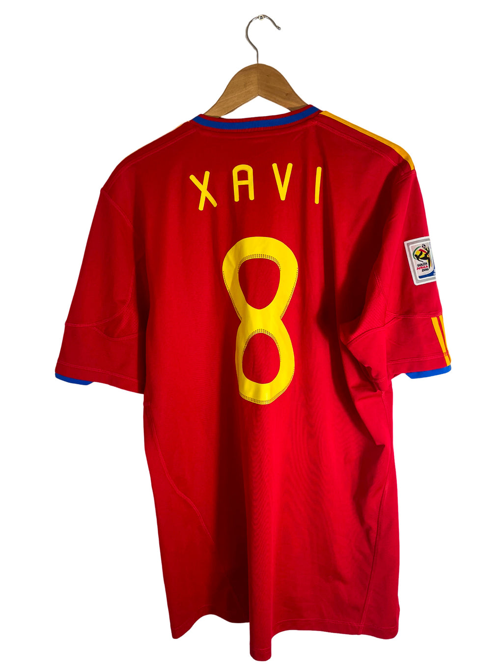2010 – Maillot Espagne domicile [#8 Xavi] – XL