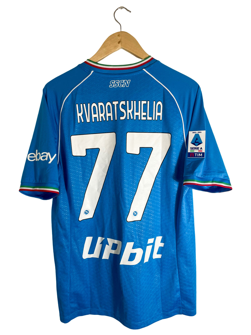 2023/2024 – Maillot Naples domicile [#77 Kvaratskhelia] – XL