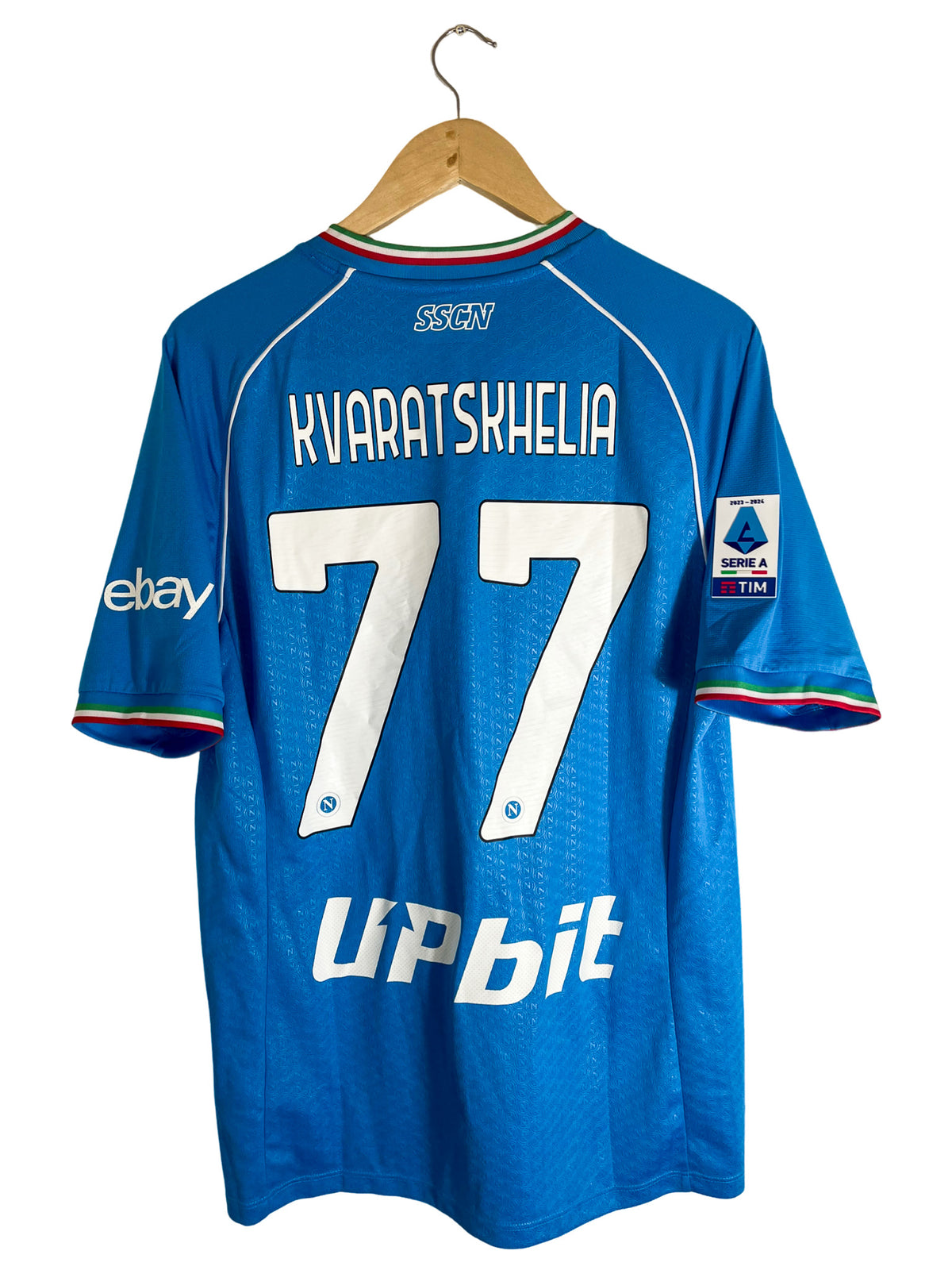 2023/2024 – Maillot Naples domicile [#77 Kvaratskhelia] – XL