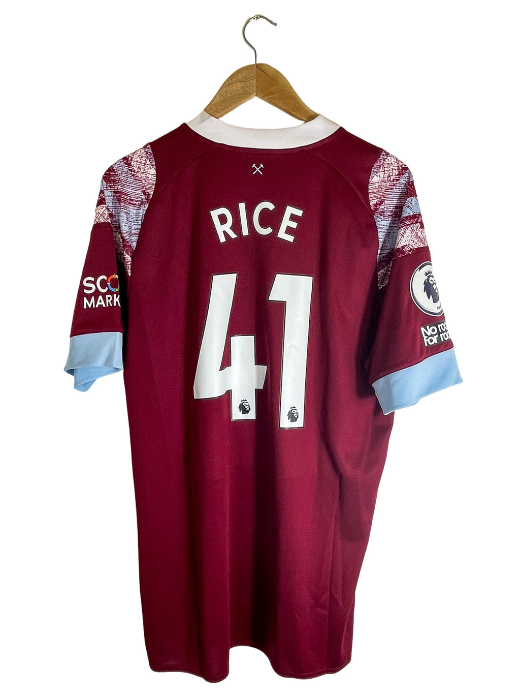 2022/2023 – Maillot West Ham domicile [#41 Rice] – XL – *Neuf avec étiquette*