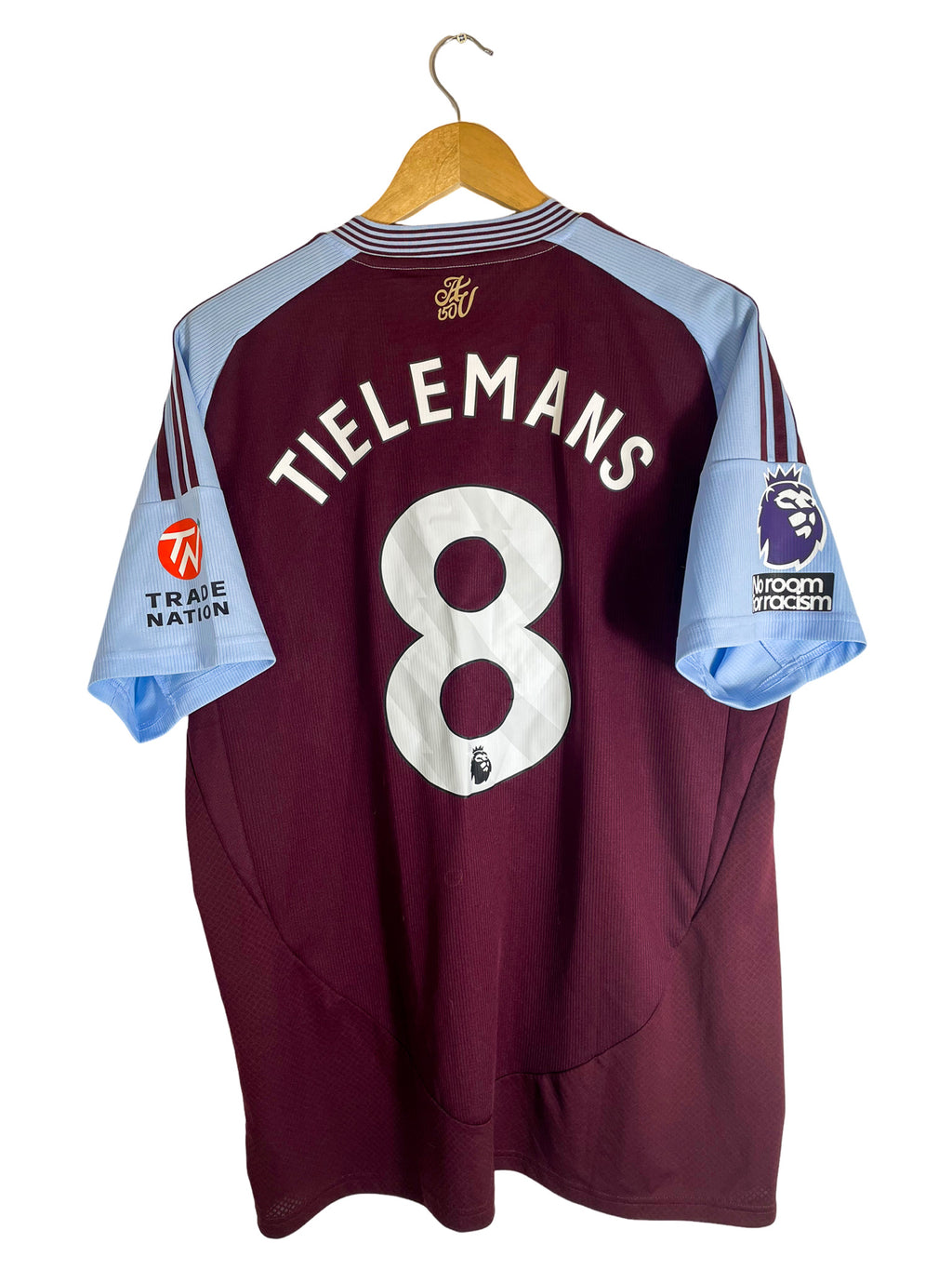 2025/2026 – Maillot Aston Villa domicile [#8 Tielemans] – XL