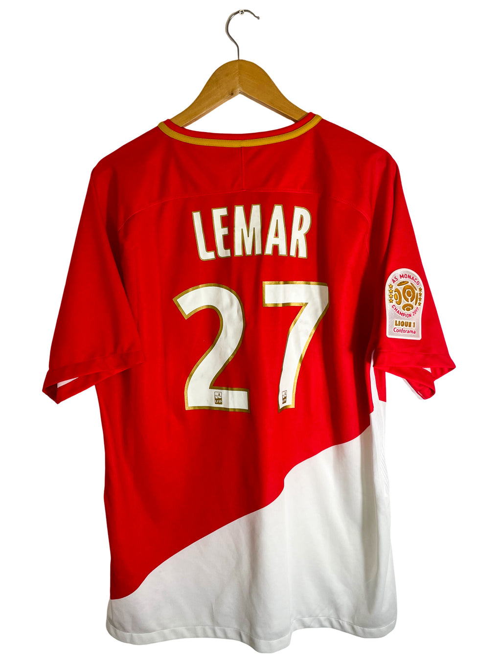 2017/2018 – Maillot AS Monaco domicile [#27 Lemar] – XL