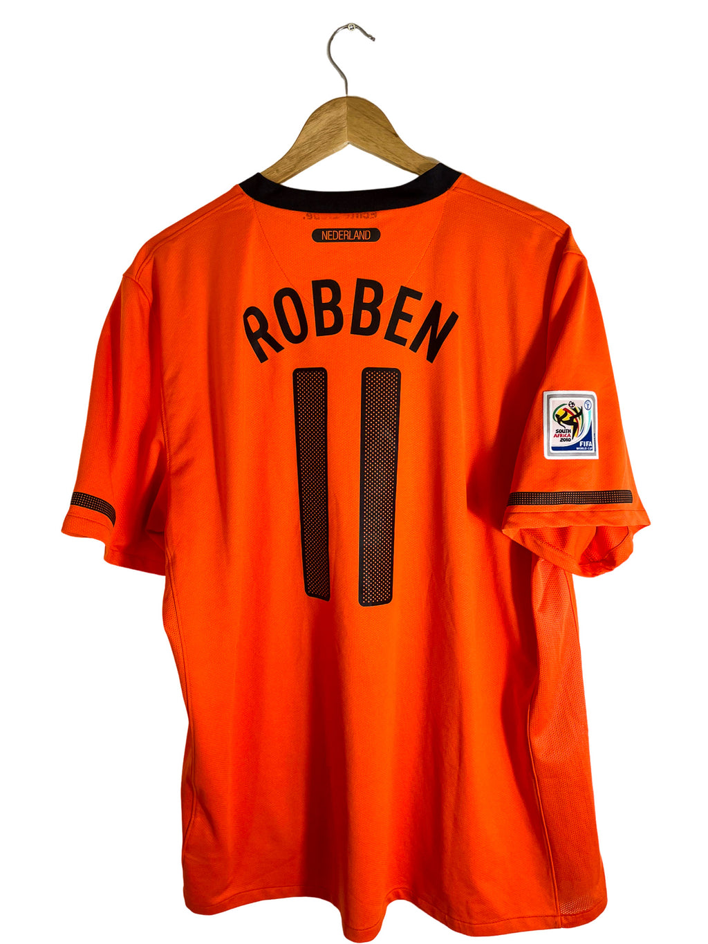 2010 – Maillot Pays-Bas domicile [#11 Robben] – XL