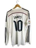 2014/2015 – Maillot Real Madrid domicile manches longues [#10 James] – XL