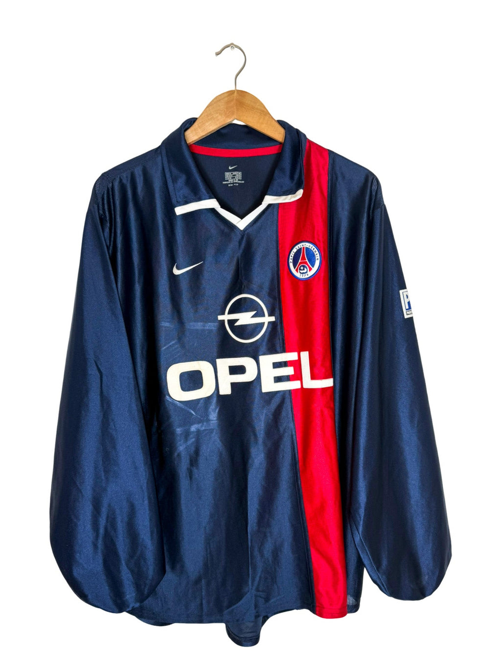 2001/2002 - Maillot Paris Saint-Germain domicile *Manches Longues* *Stock Pro* - XL