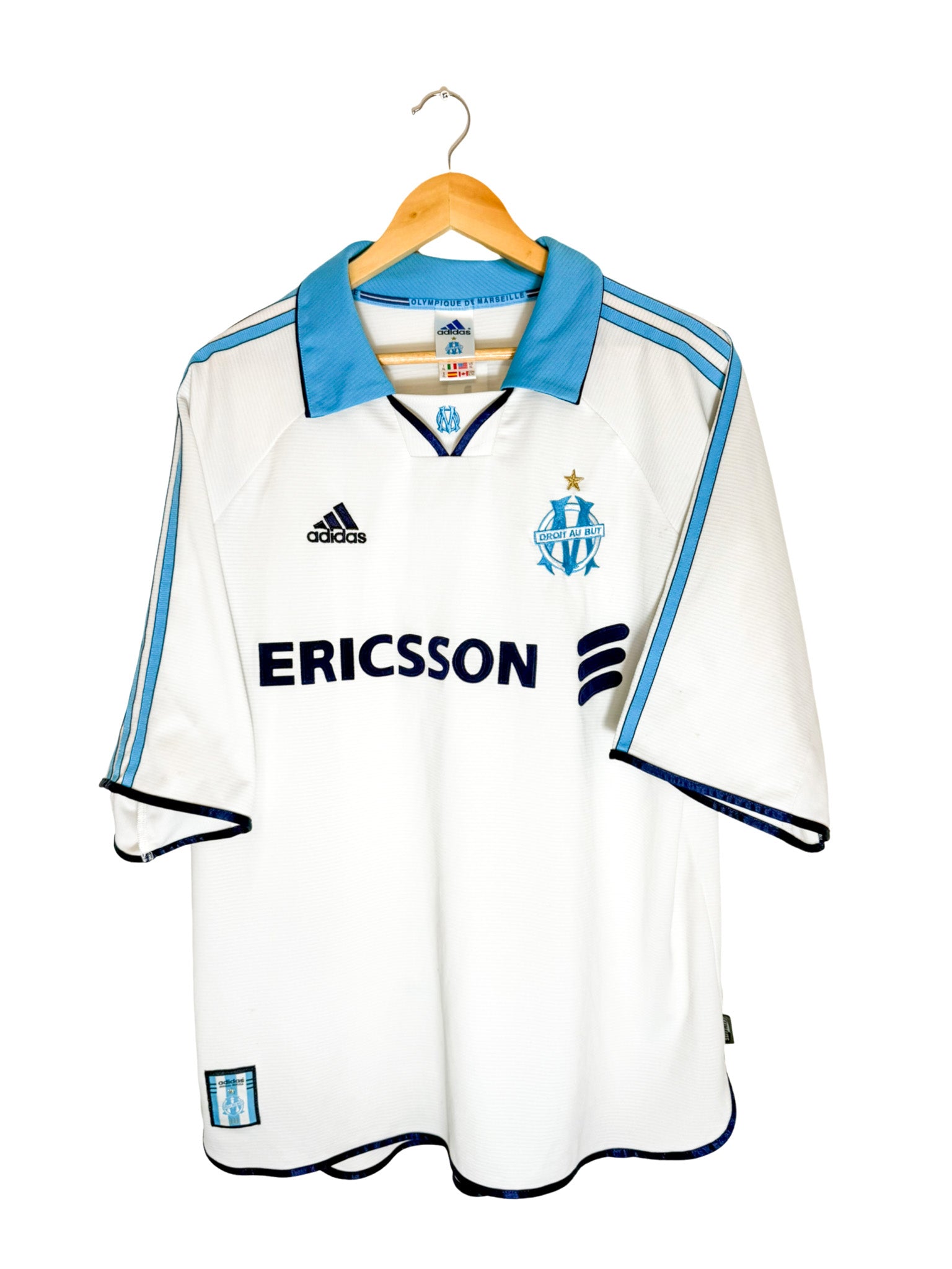 1999/2000 - Maillot Olympique de Marseille domicile [#7 PIRES] - XL