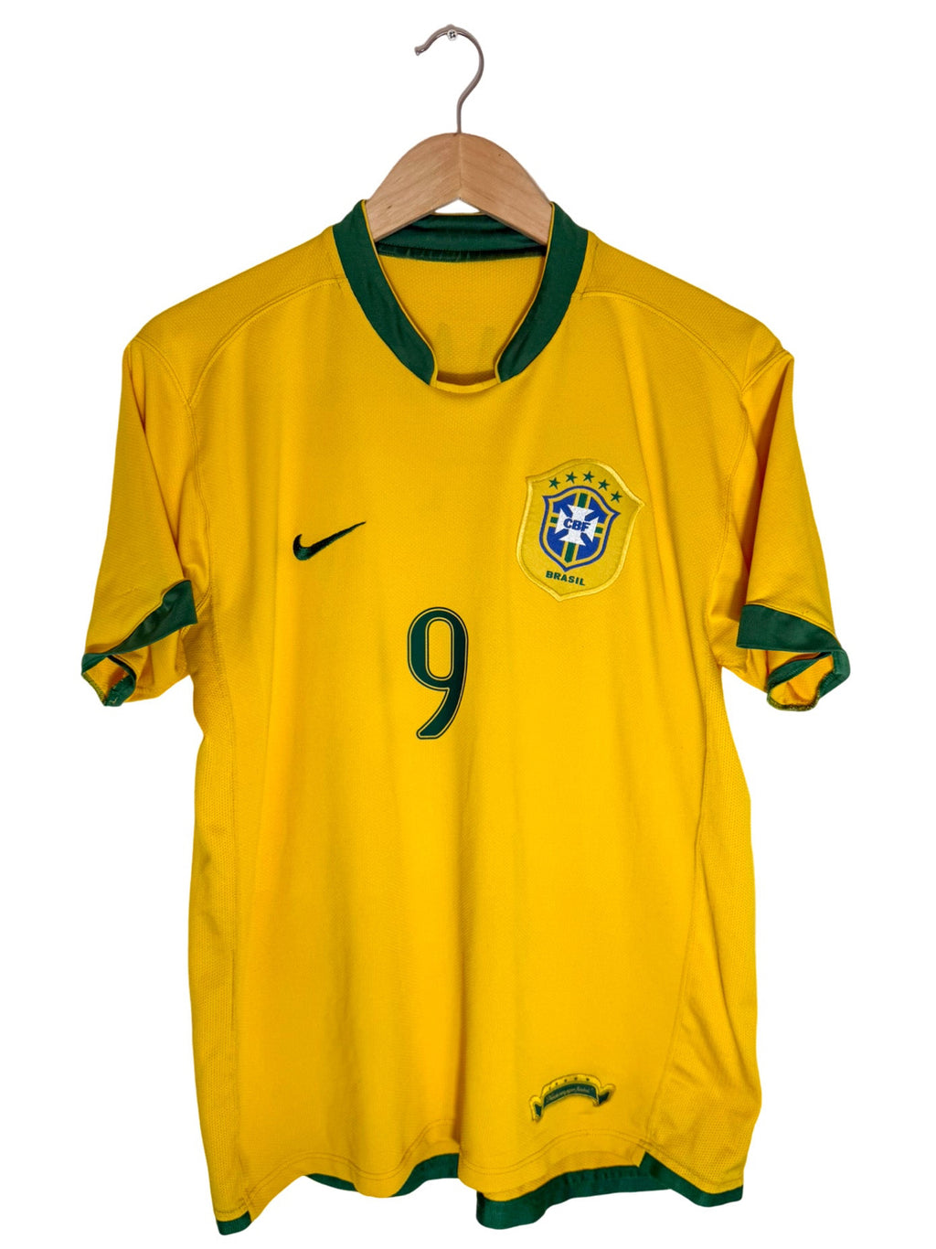 2006 - Maillot Brésil domicile [#9 RONALDO] - S