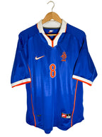 1998 - Camiseta de Holanda visitante [#8 BERGKAMP] - L