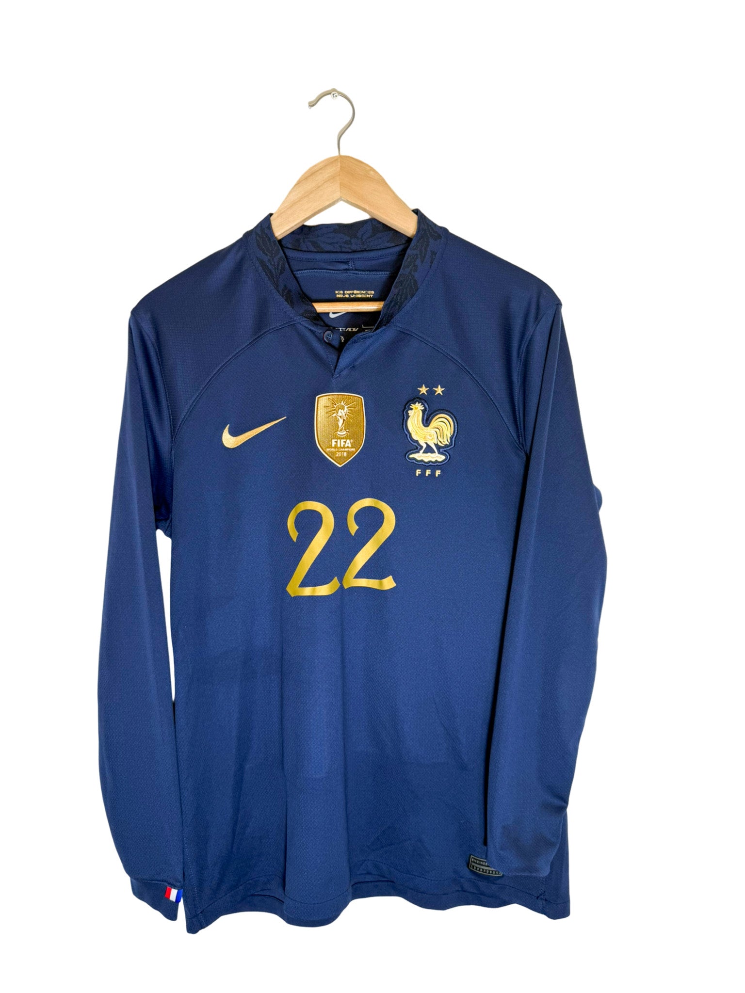 2022 - Maillot Équipe de France domicile manches longues [#22 T. HERNANDEZ] - L