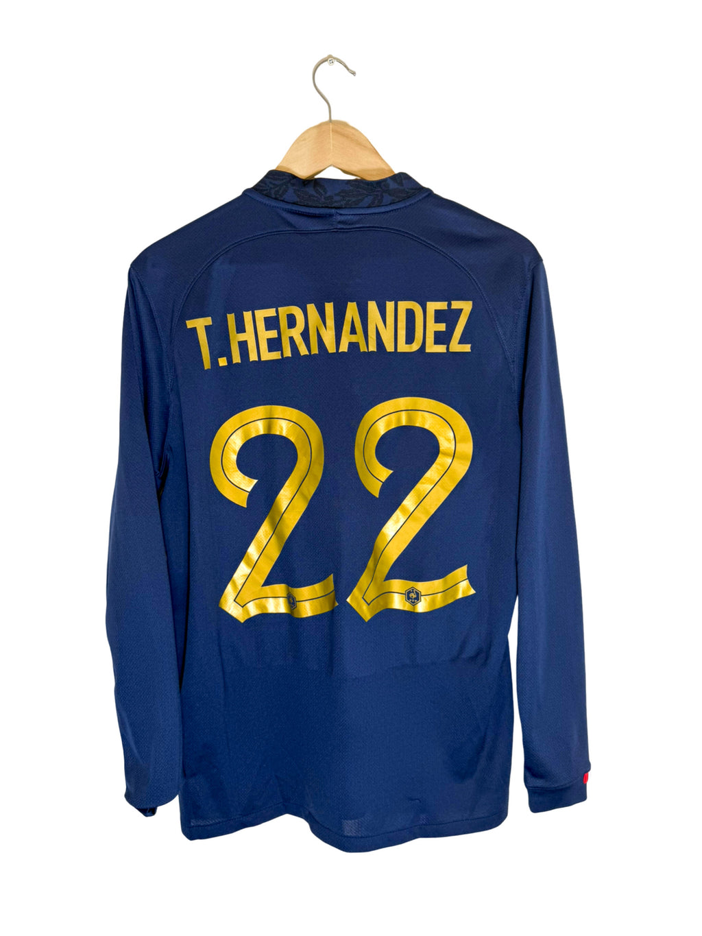2022 - Camiseta selección de Francia local manga larga [#22 T. HERNANDEZ] - L