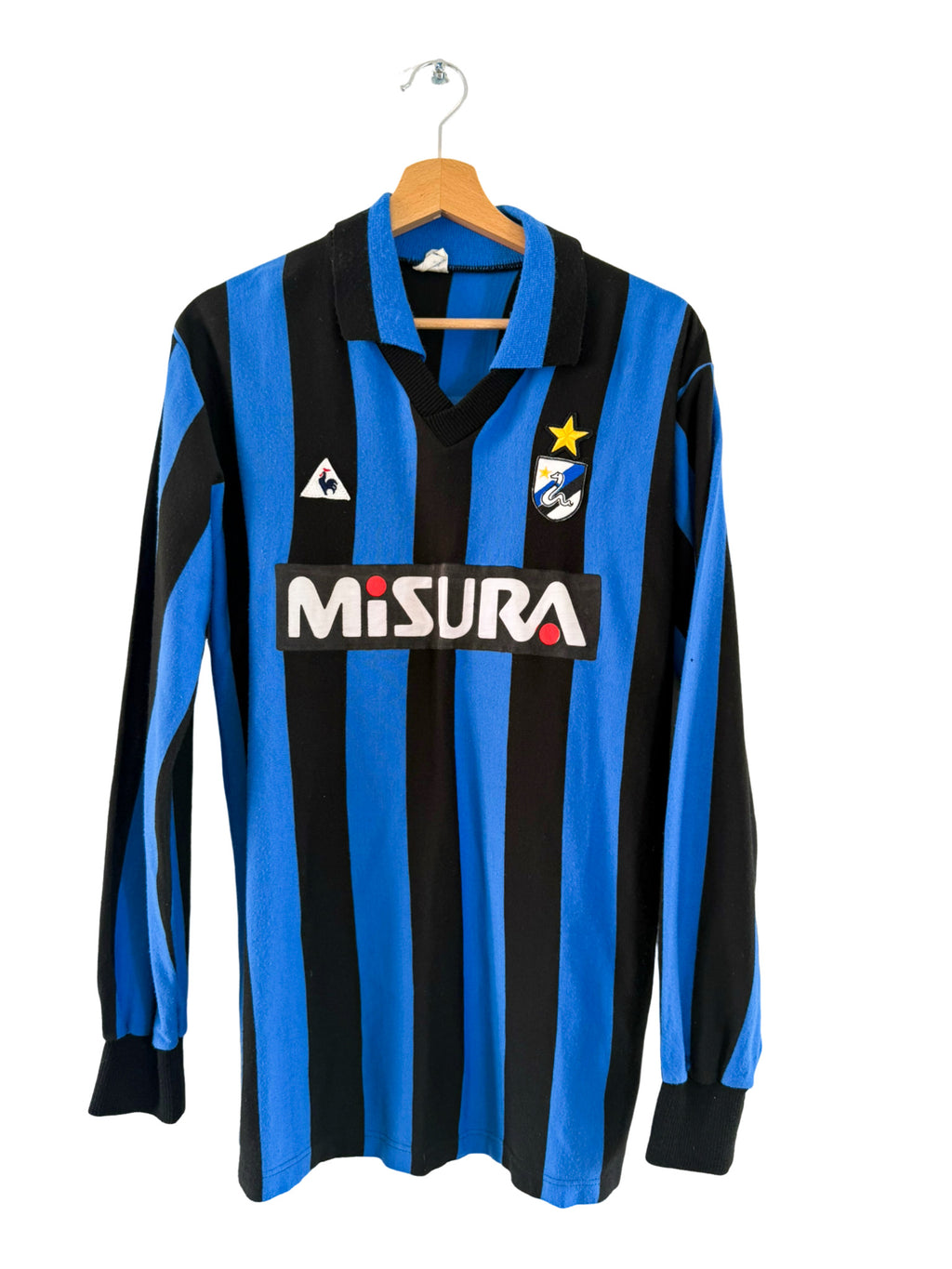 1986/1988 - Camiseta local del Inter de Milán *Preparada/Usada* - L