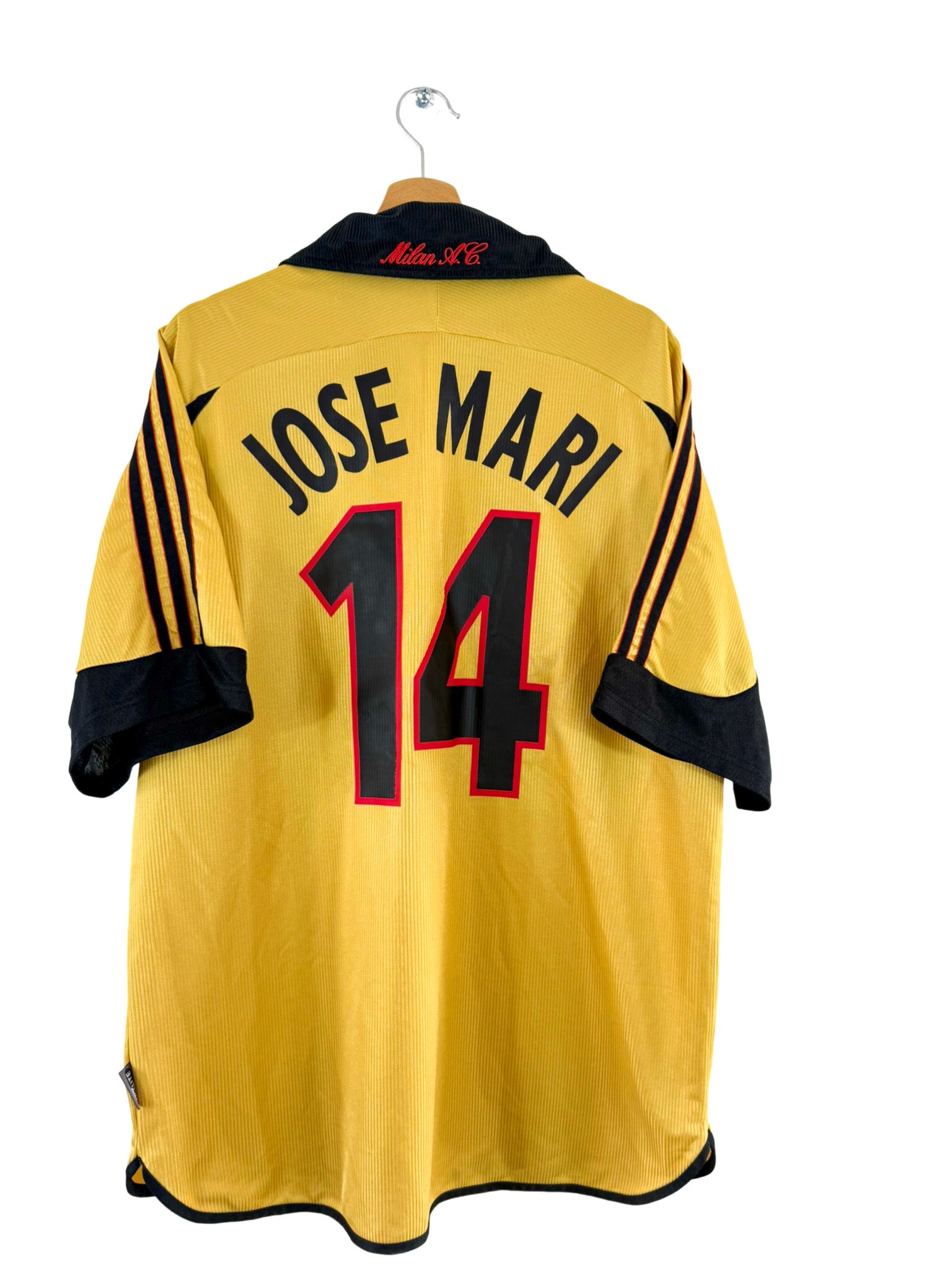 2000/2001 - Maillot AC Milan third [#14 José Mari] - XL