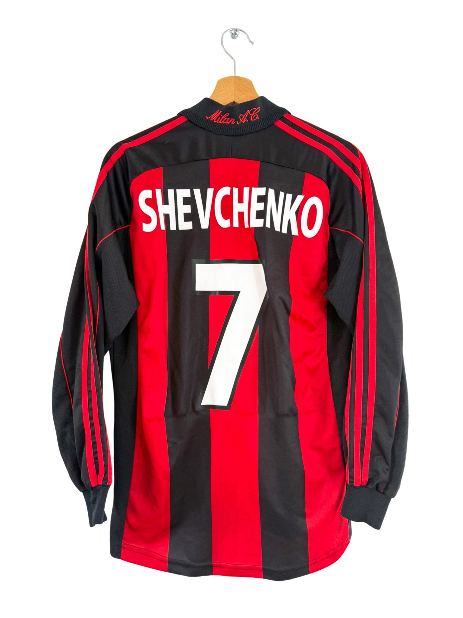 2000/2001 - Maillot AC Milan domicile [#7 Shevchenko] *Manches Longues* - S