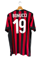 2017/2018 - AC Milan home shirt [#19 Bonucci] - L