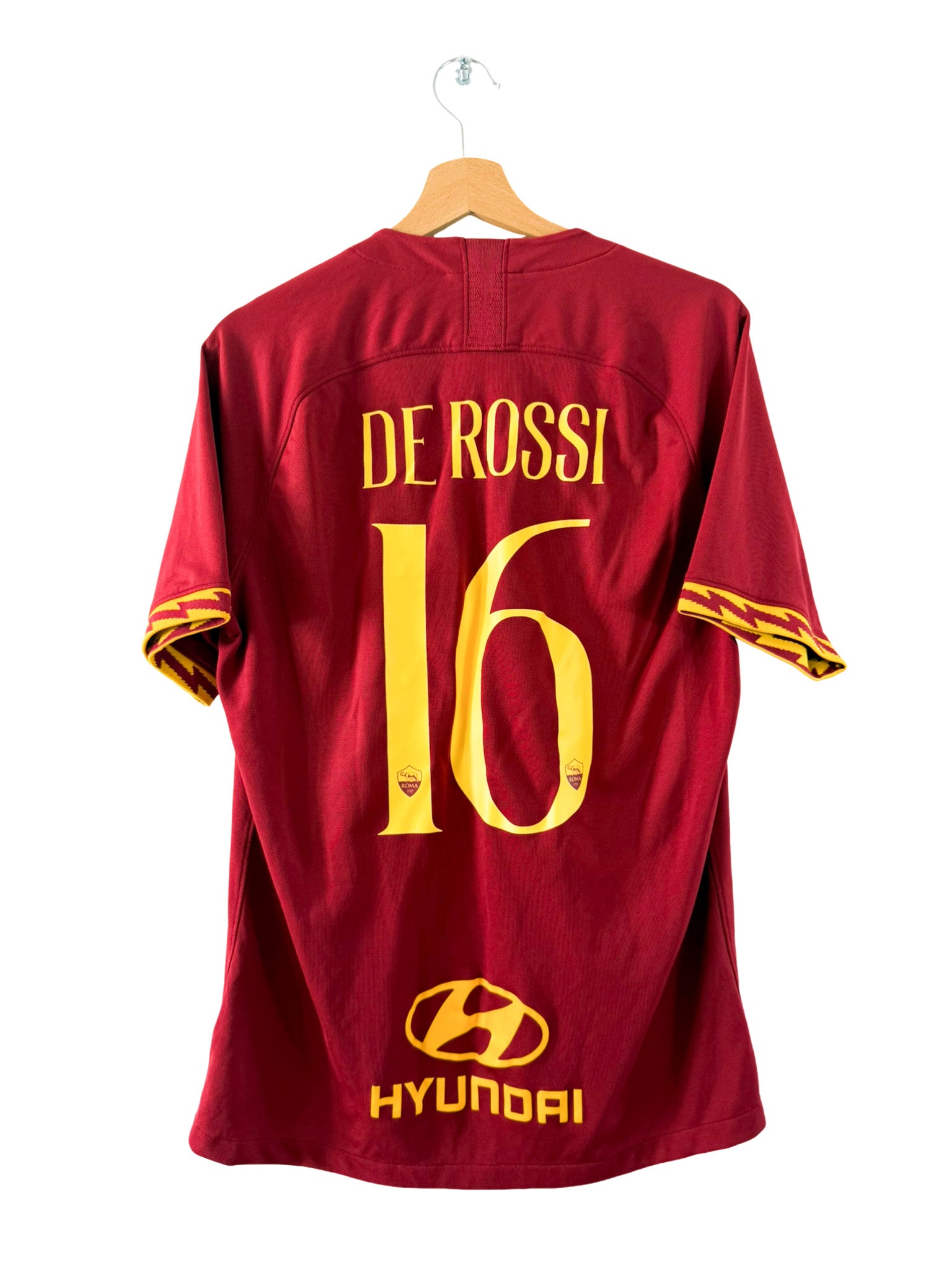 2019/2020 - AS Roma home shirt [De Rossi #16] - L – Vista football